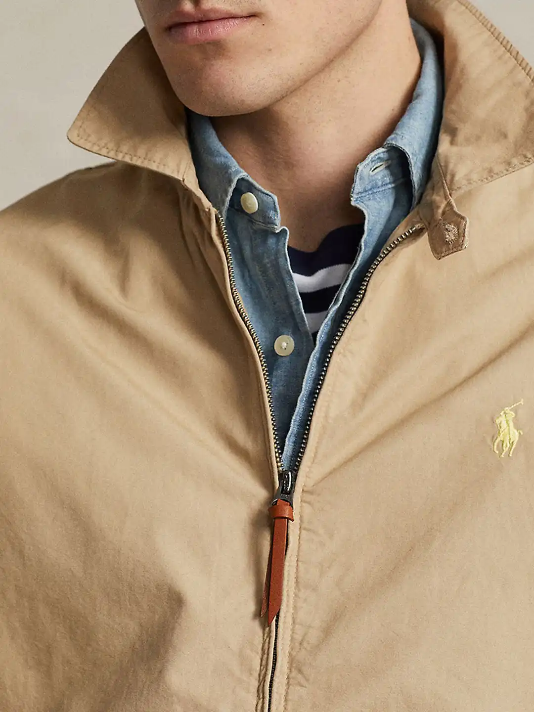 Buy Polo Ralph Lauren Pure Cotton Bayport Poplin Jacket - Jackets