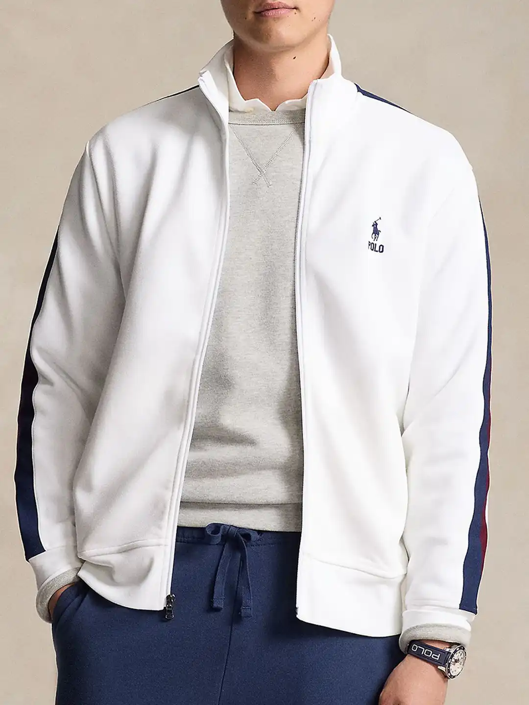 Buy Polo Ralph Lauren Men Double-Knit Mesh Track Jacket - Jackets
