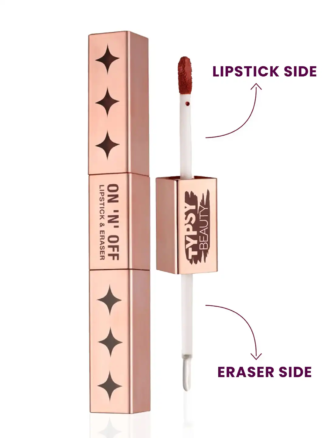 Buy Typsy Beauty ON 'n' OFF Lipstick & Eraser- Sip Happens 02