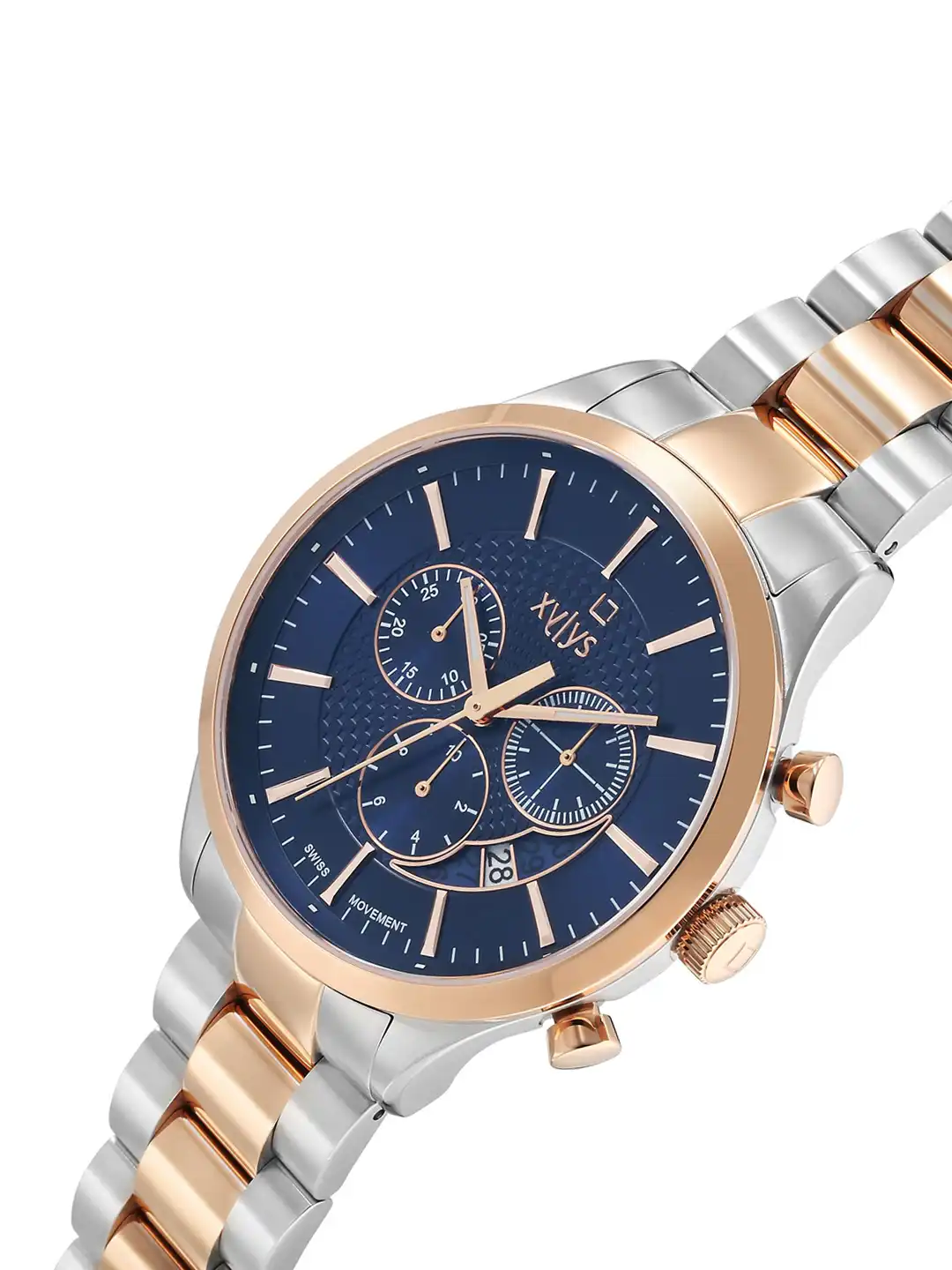 AND Y  Buy Xylys Men Triumph Swiss Chronograph Stainless Steel Blue Dial
