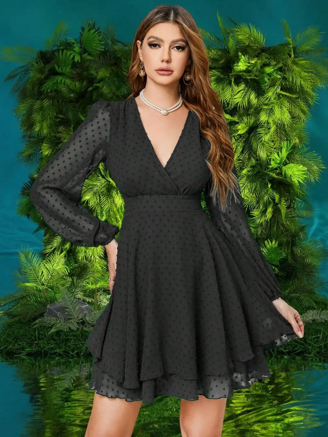 Buy StyleCast V-Neck Layered Fit & Flare Mini Dress - Dresses for Women 30454133 | Myntra Buy StyleCast V-Neck Layered Fit & Flare Mini Dress - Dresses for Women 30454133 | Myntra