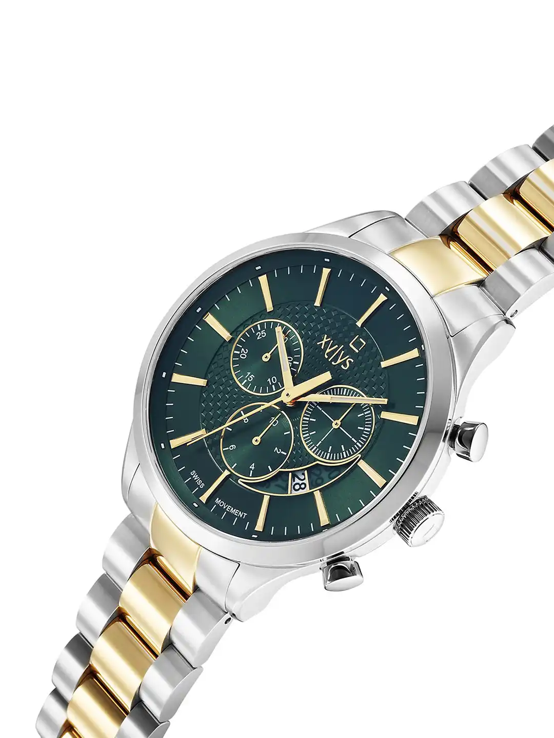 Buy Xylys Men Triumph Swiss Chronograph Stainless Steel Green Dial