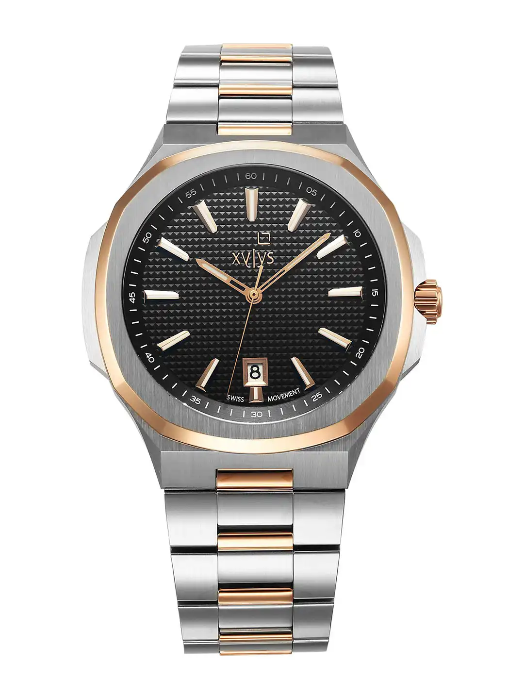 Buy Xylys Men Integra Swiss Analog Stainless Steel Black Dial