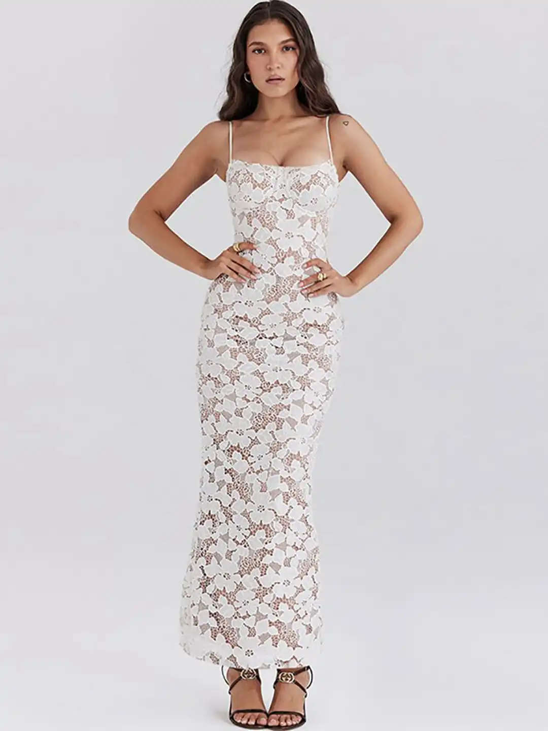 bodycon dress net Buy StyleCast x Revolte Women Maxi - Dresses for Women 30762257 Lavetir A-Line/Princess V-Neck 3/4 Lunch & Dinner invisible zipper Size:XS/A-B