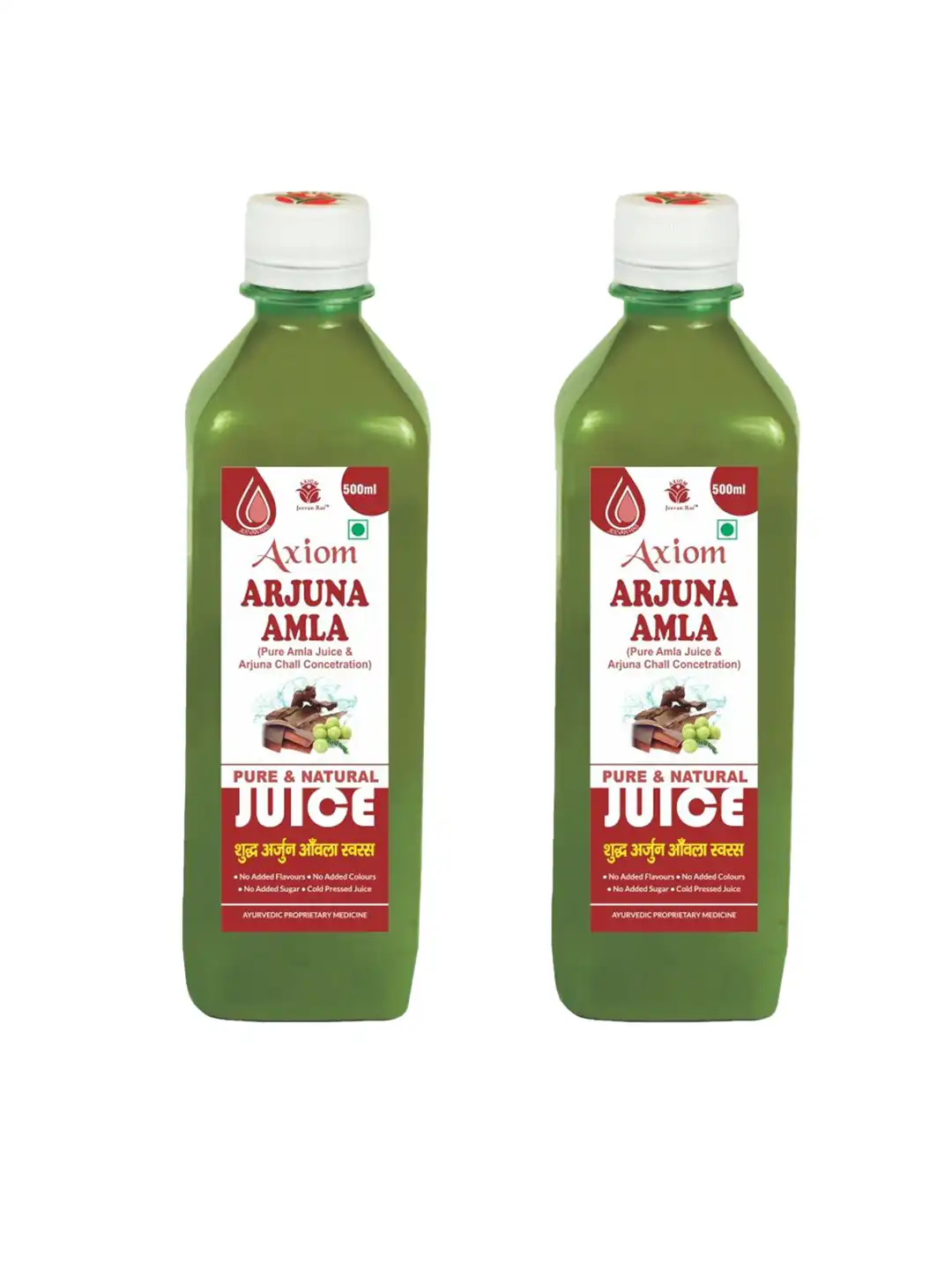 Buy Axiom Set Of 2 Arjuna Amla Juice - 500ml Each - Herbal