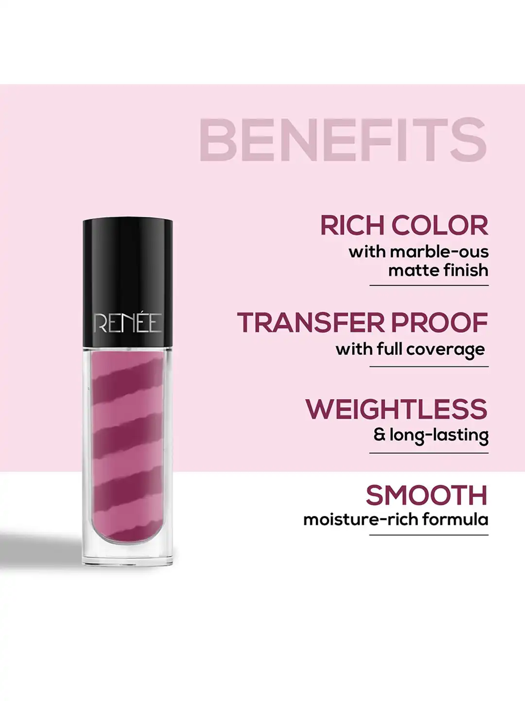 Buy Renee Marble Matte Transfer-Proof Liquid Lipstick 4.5ml