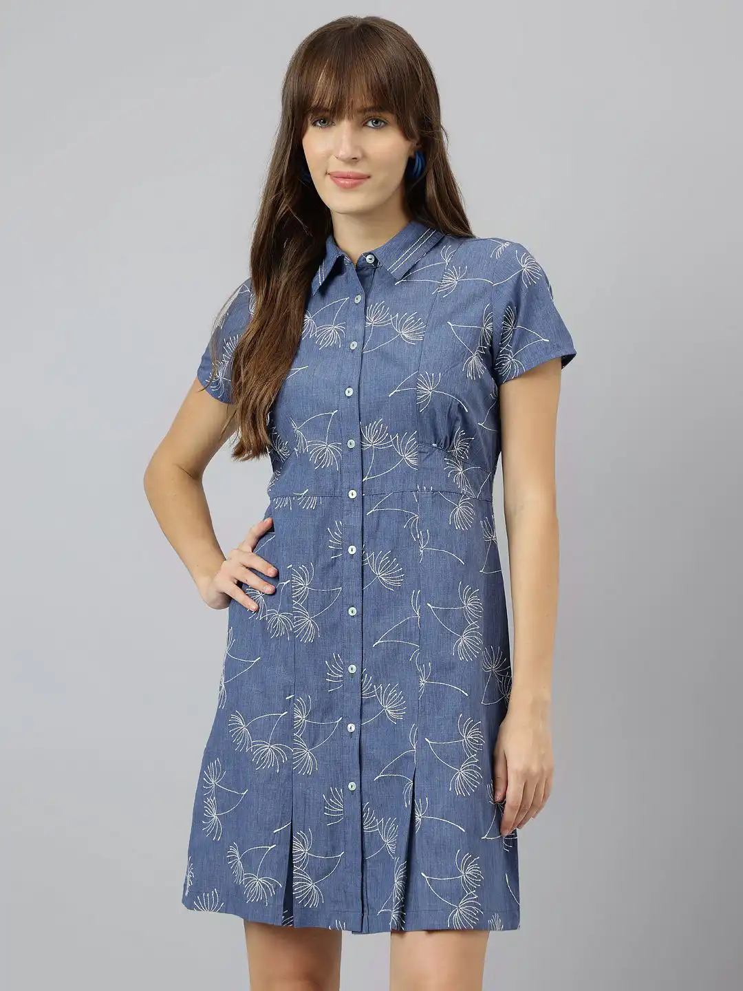women shirt denim dresses Short Sleeve Distressed Jean Dress Button Down Casual Overall Summer Tunic Top Midi Dress at Amazon Women's Clothing store color:BLUE colourway-amabella Joe's Jeans Women's The Do not tumble dry