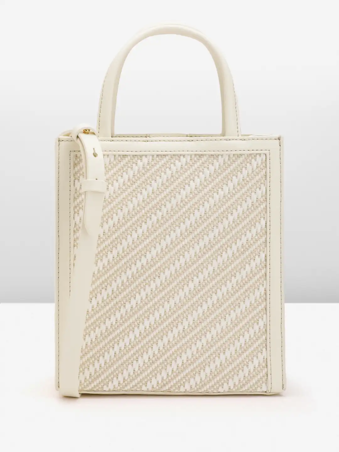 Buy CHARLES & KEITH Woven Design Structured Handheld Bag