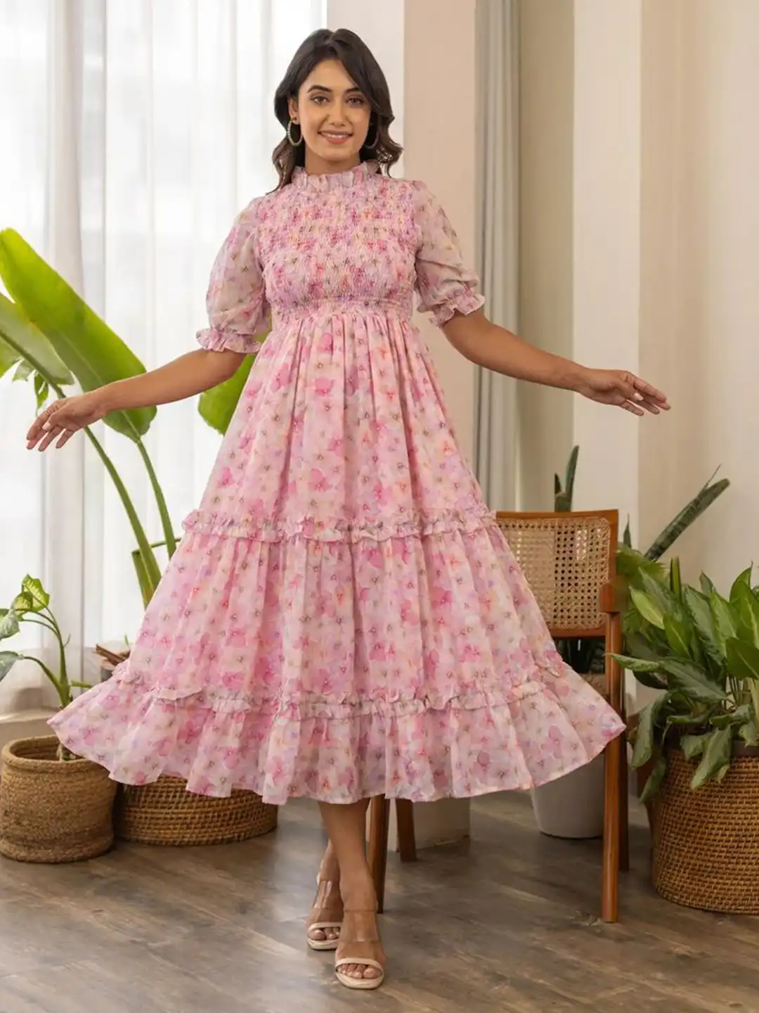 Buy BAESD Women Floral Print Fit & Flare Midi Dress - Dresses for Women 31899248 | Myntra Buy BAESD Women Floral Print Fit & Flare Midi Dress - Dresses for Women 31899248 | Myntra