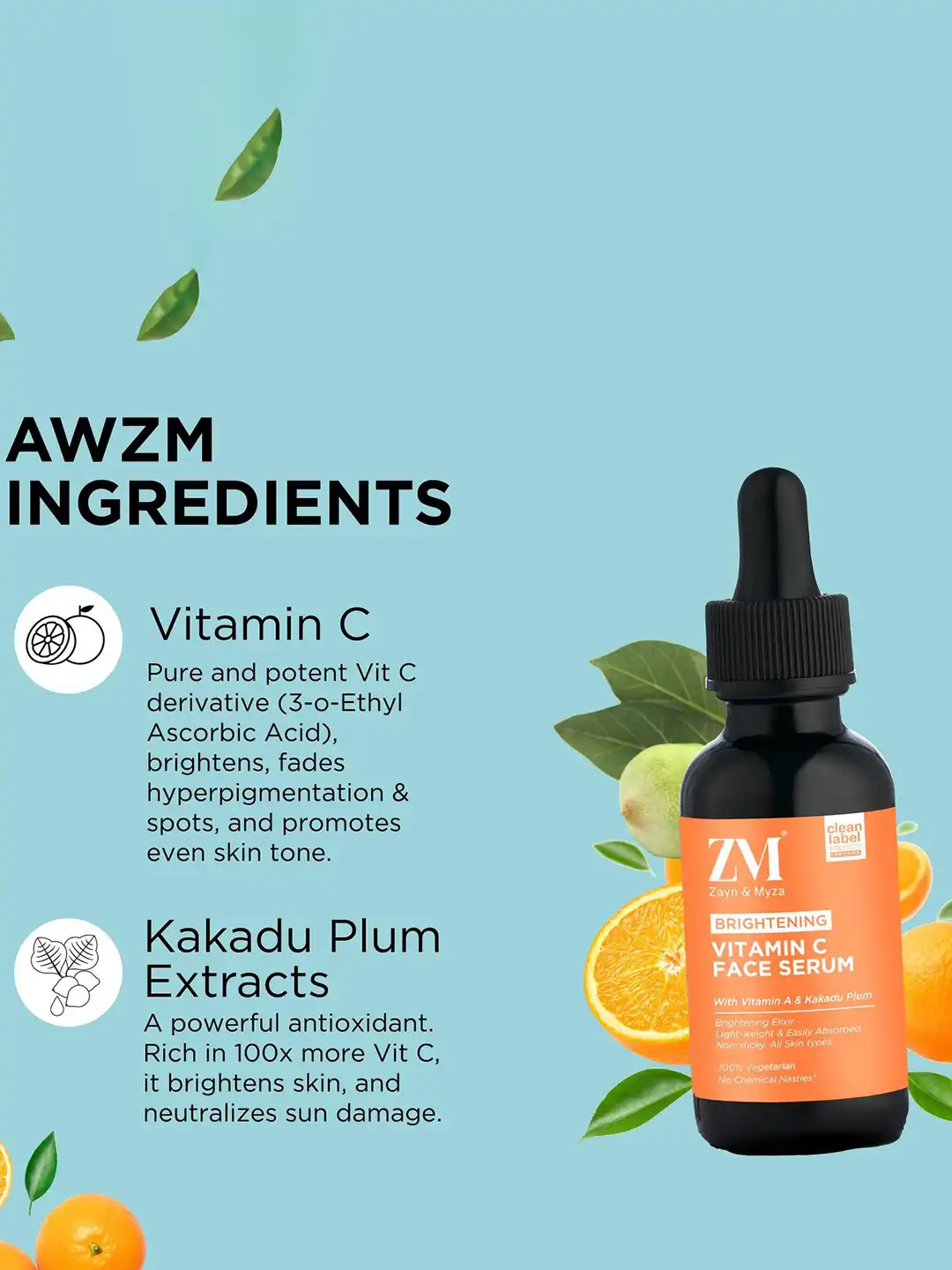 Buy ZM Zayn & Myza Brightening Vitamin C Face Serum with Vitamin A