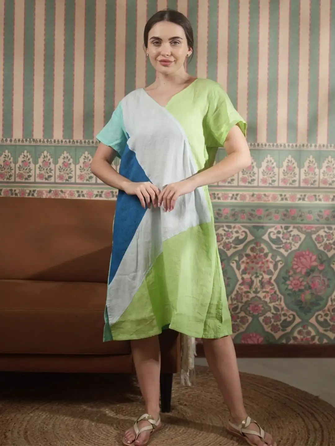 Buy Fabulous Linen A-Line Dress - Dresses for Women 31616117 | Myntra