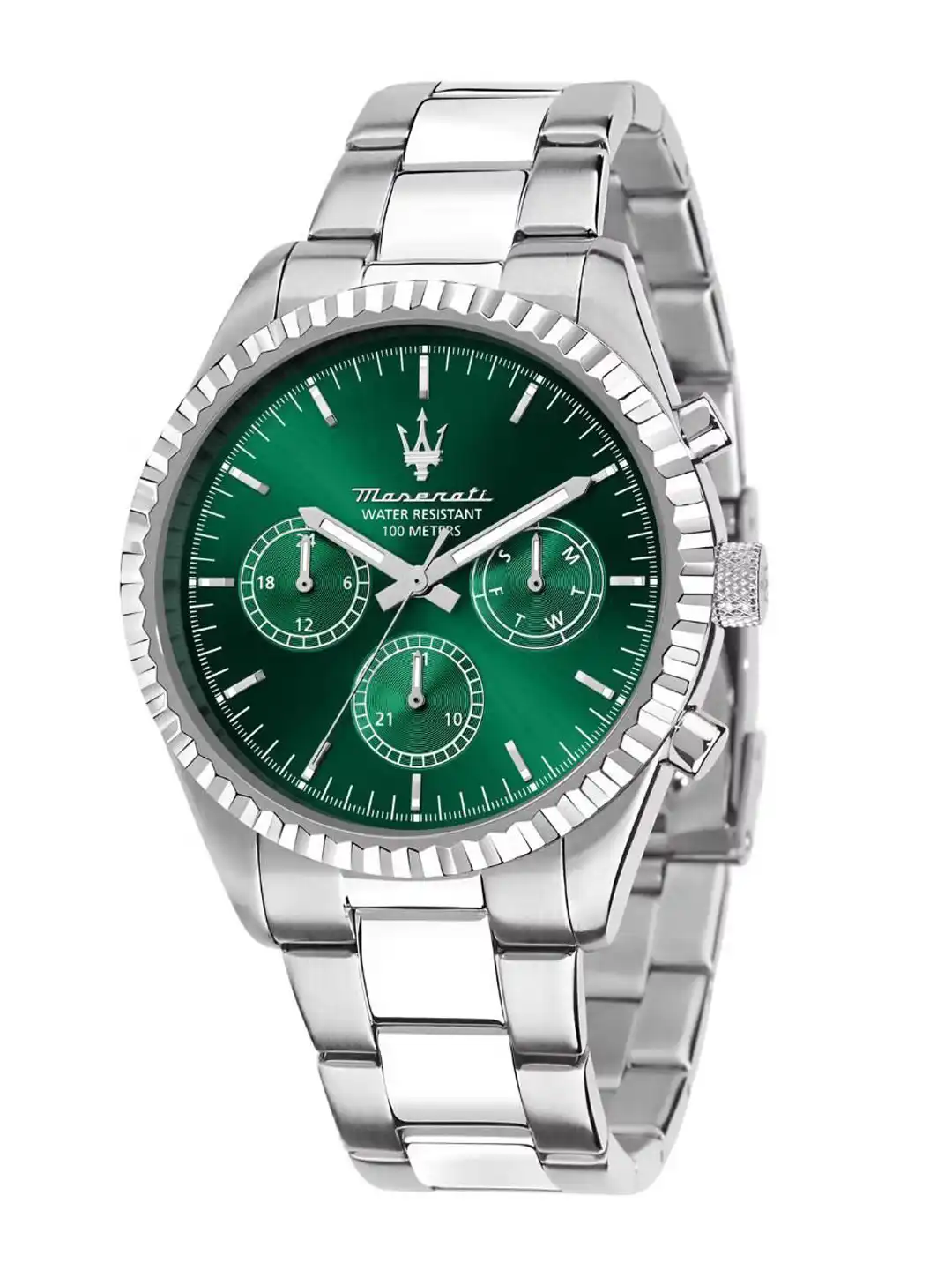 Buy Maserati Men Dial & Stainless Steel Straps Analogue Multi