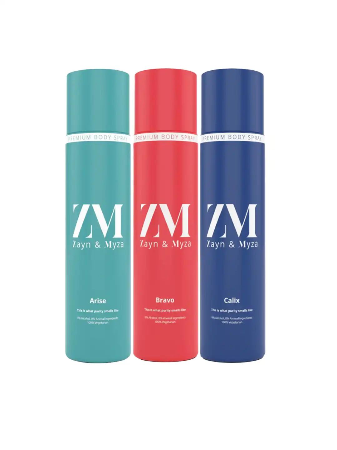 Buy ZM Zayn & Myza Set Of 3 Arise - Bravo & Calix Body Spray