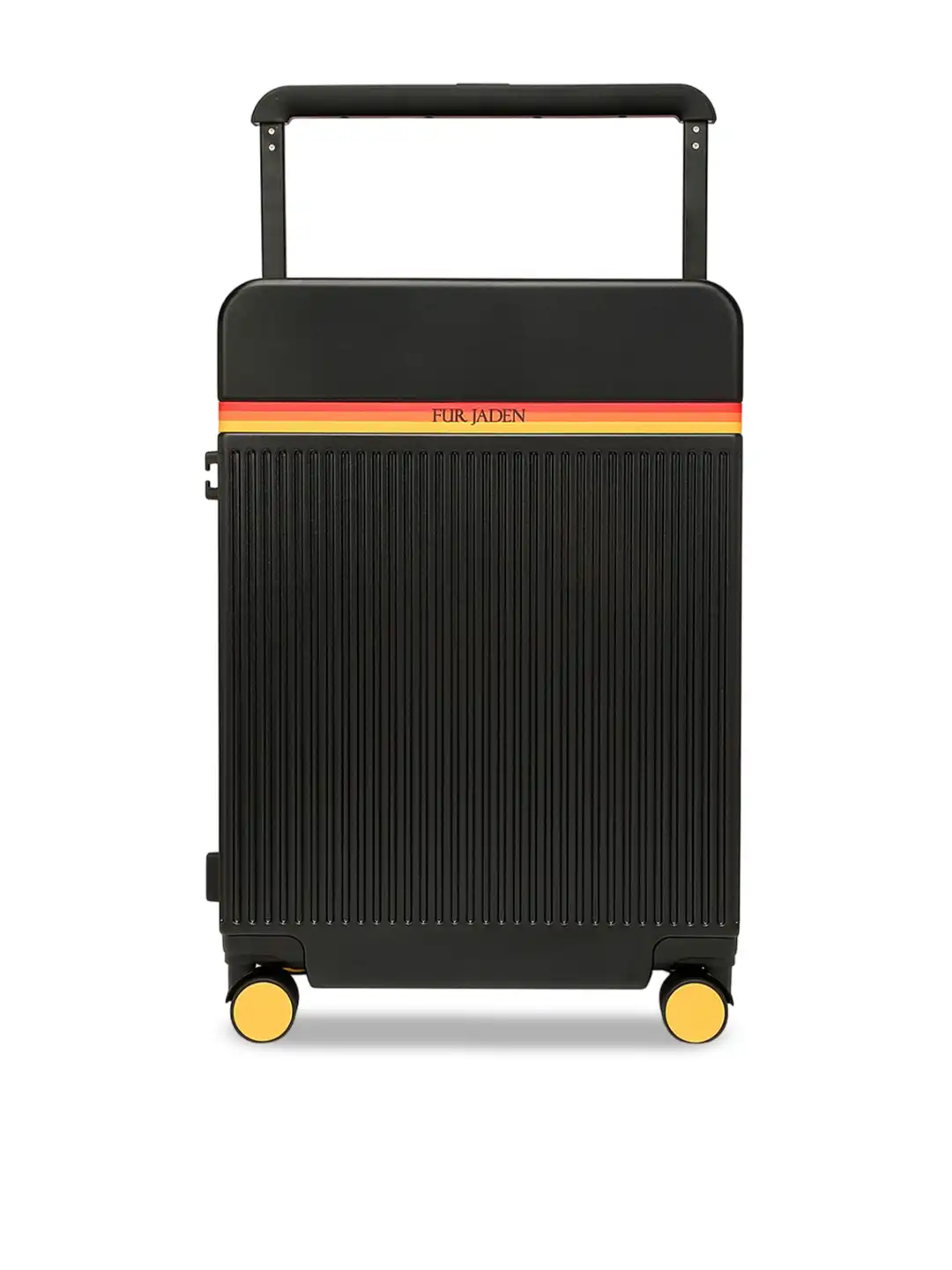 Buy FUR JADEN Black The Aviator Hard Sided Cabin Trolley Suitcase