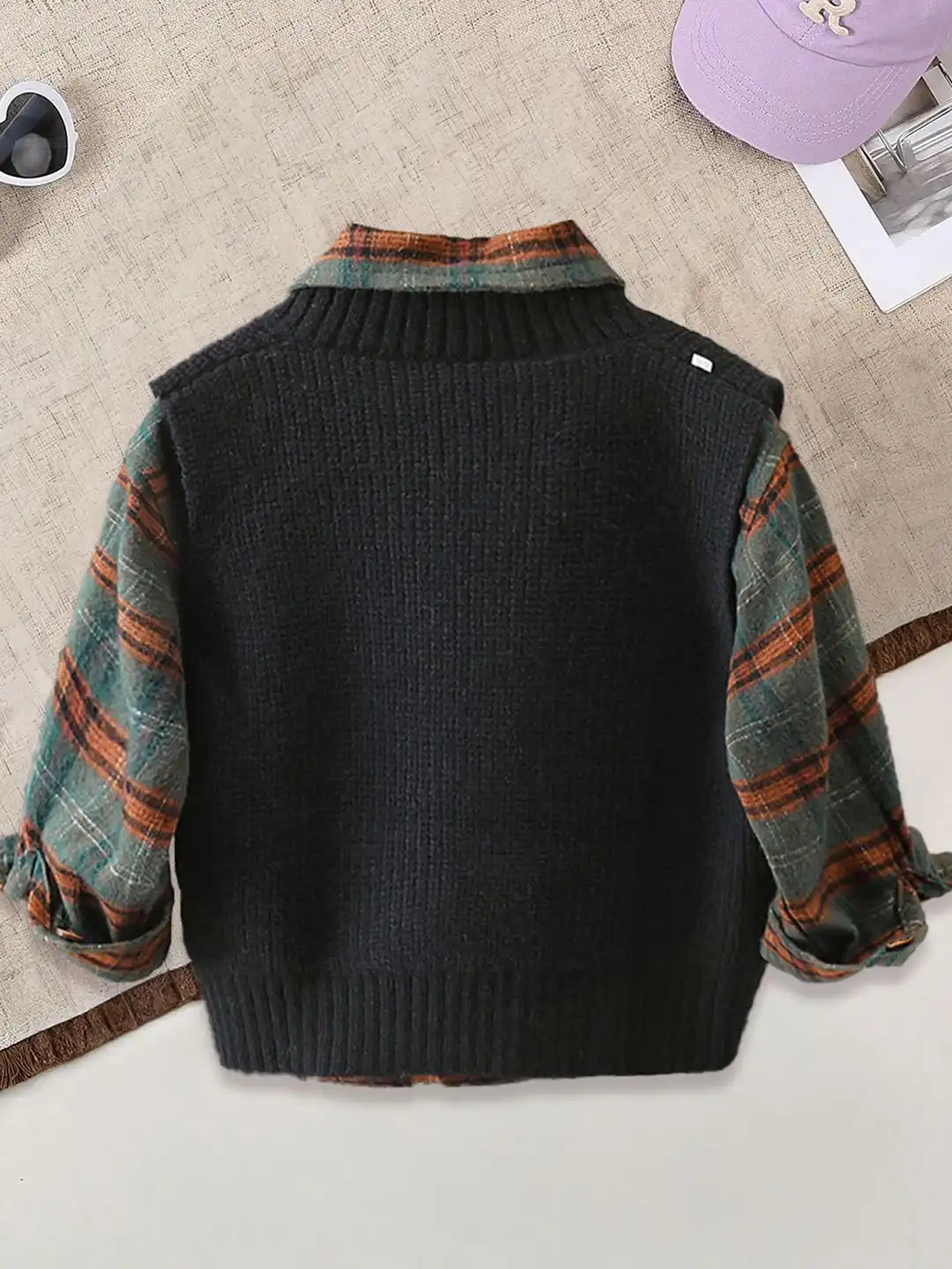 Buy FOREVER FRIDAY Boys V-Neck Cotton Sleeveless Sweater Vest