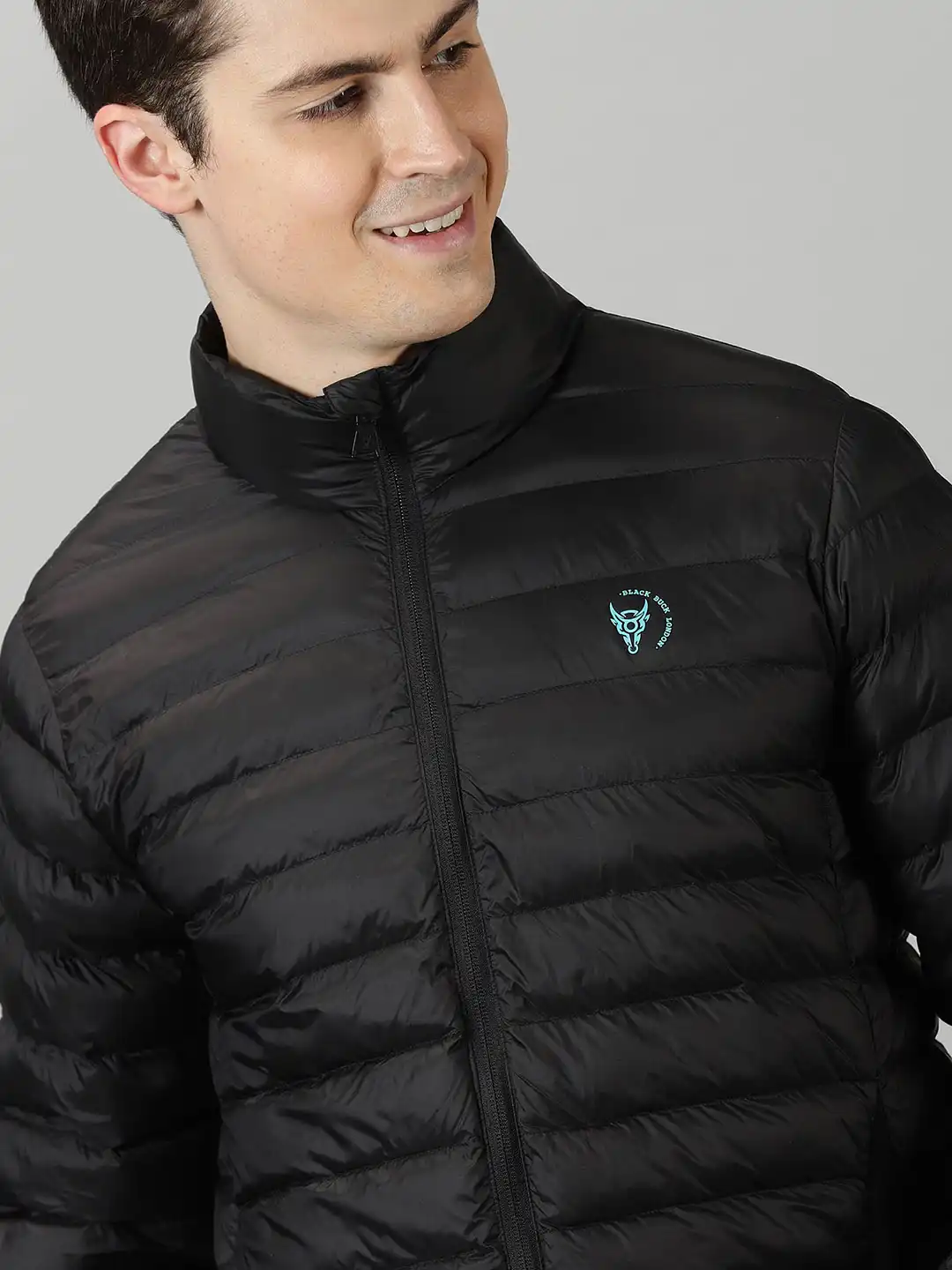 Buy BLACK BUCK Lightweight Puffer Pouch Jacket - Jackets for Men