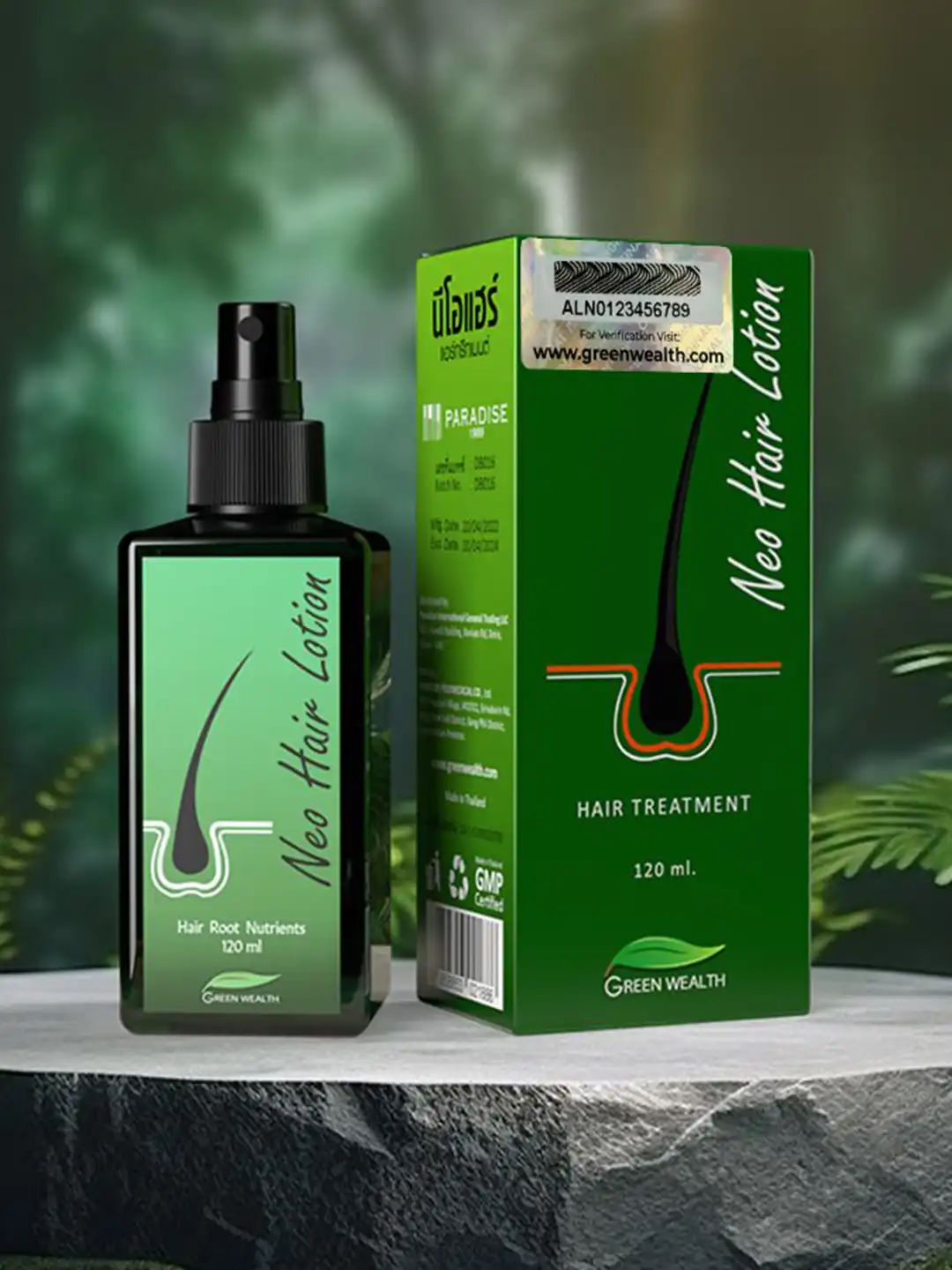 Buy Green Wealth Neo Hair Lotion - 120ml - Hair Serum for Men
