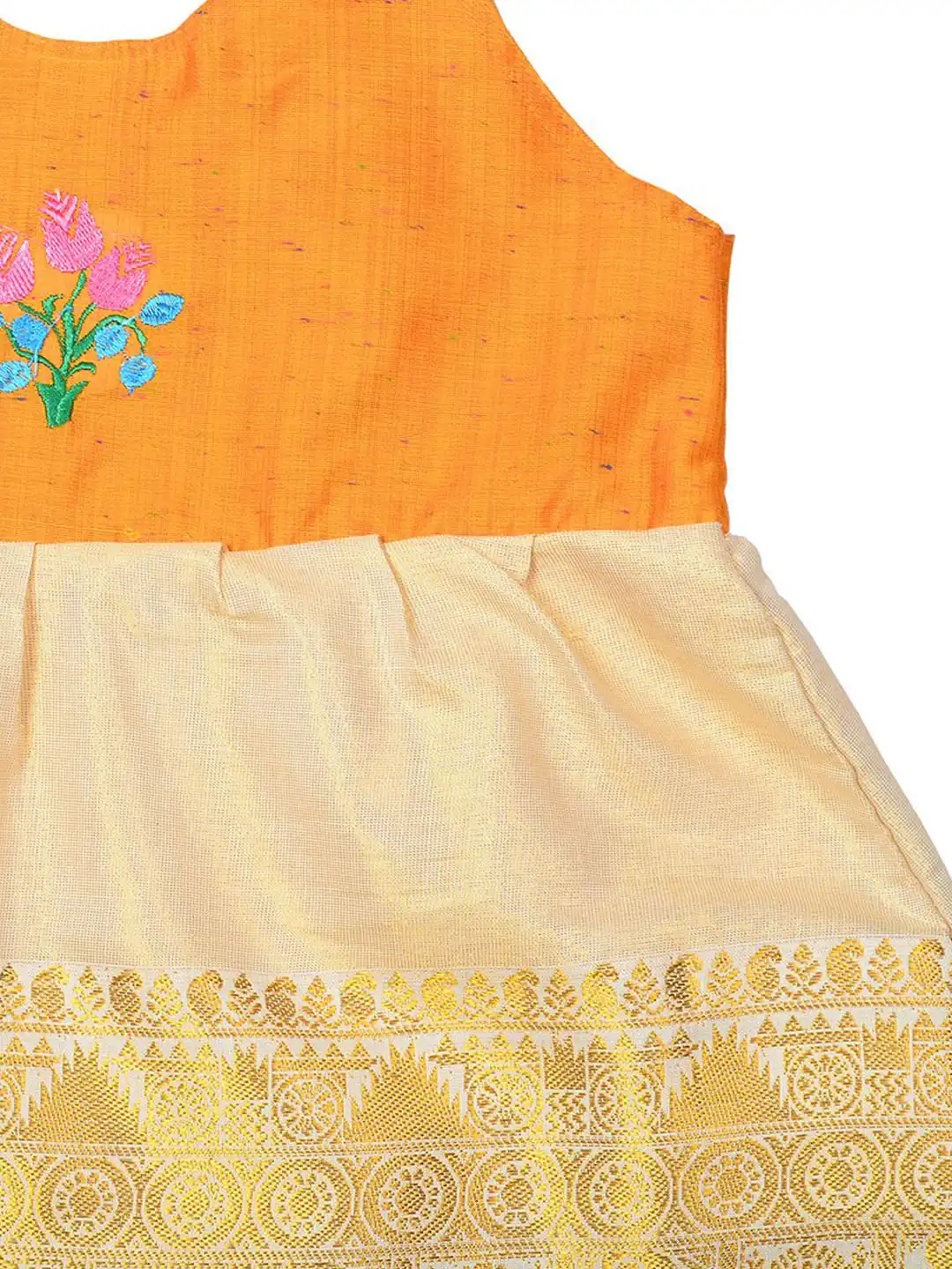 Buy BAESD Infant Girls Kerala Kasavu Dress - Dresses for Girls