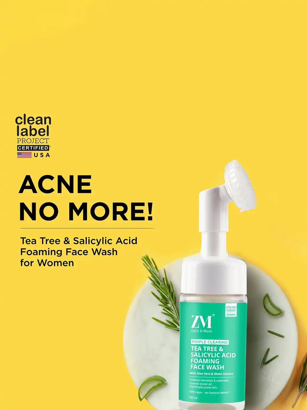 Buy ZM Zayn & Myza Set Of 3 Pimple Clearing Tea Tree & Salicylic