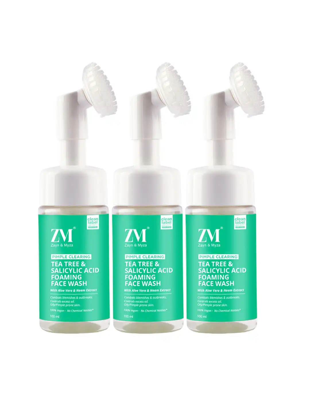 Buy ZM Zayn & Myza Set Of 3 Pimple Clearing Tea Tree & Salicylic