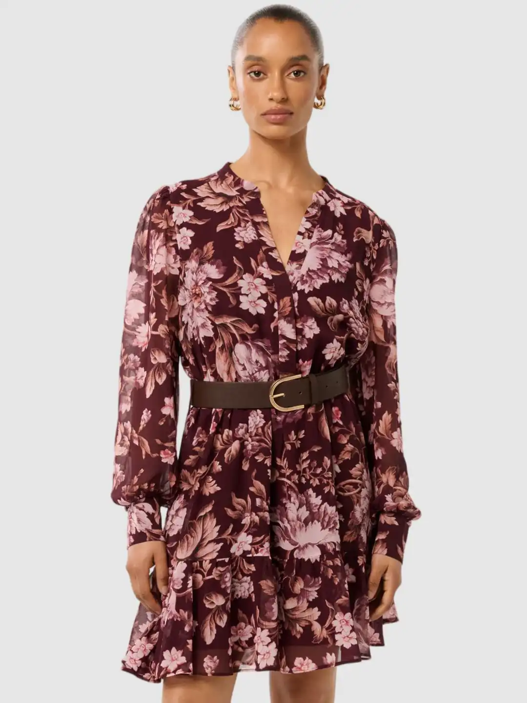 genevieve mini dress free people Genevieve Pleated Mini Dress | Apricot