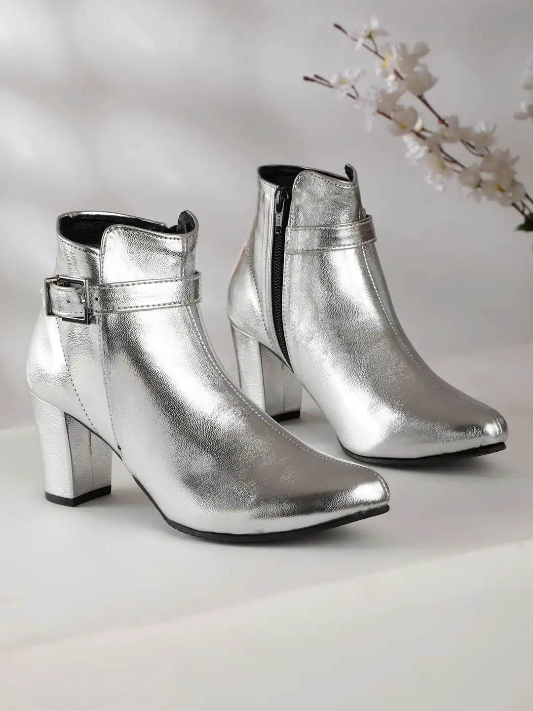 Buy Flat n Heels Women Pointed Toe Boots - Boots for Women