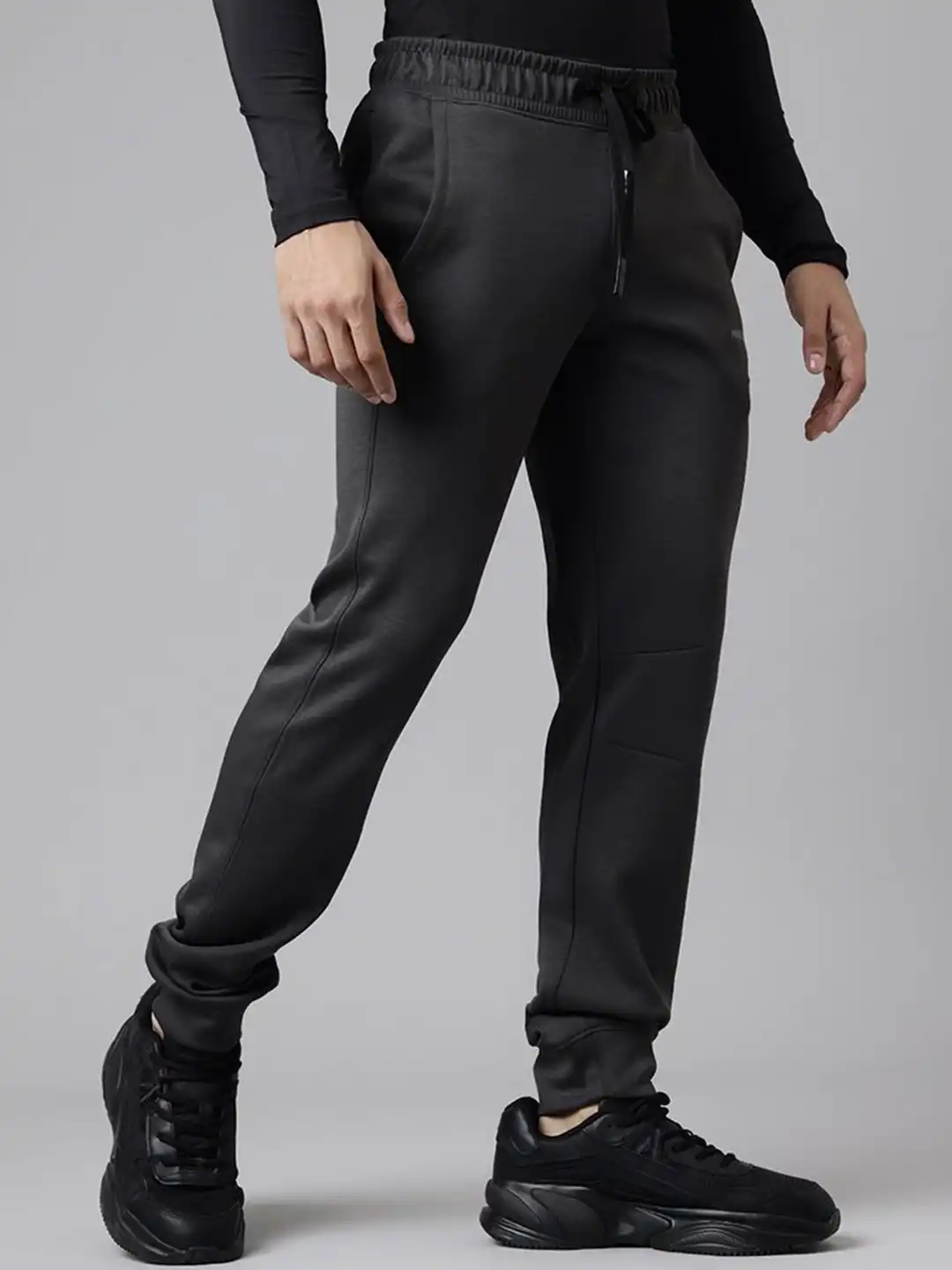 Buy MuscleBlaze Men Solid Squat-Proof Joggers - Track Pants for