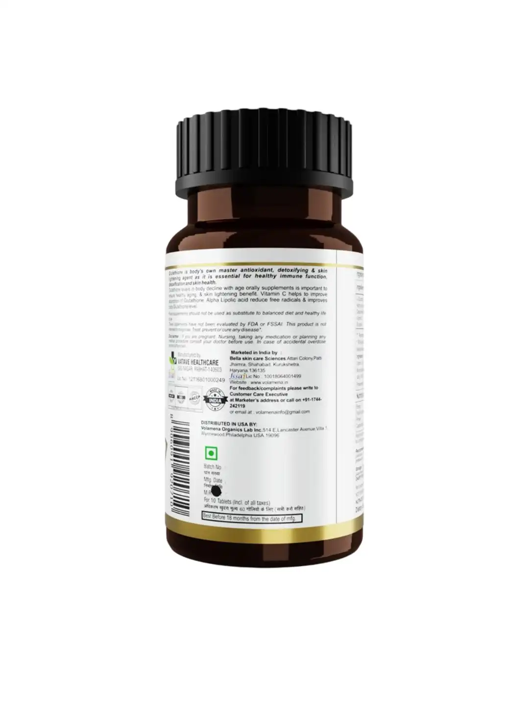 best glutathione supplement india 2024 Buy Volamena Premium Radiance Skin Glutathione Tablets-30 Tablets - Skin  Supplements for Unisex 30924292