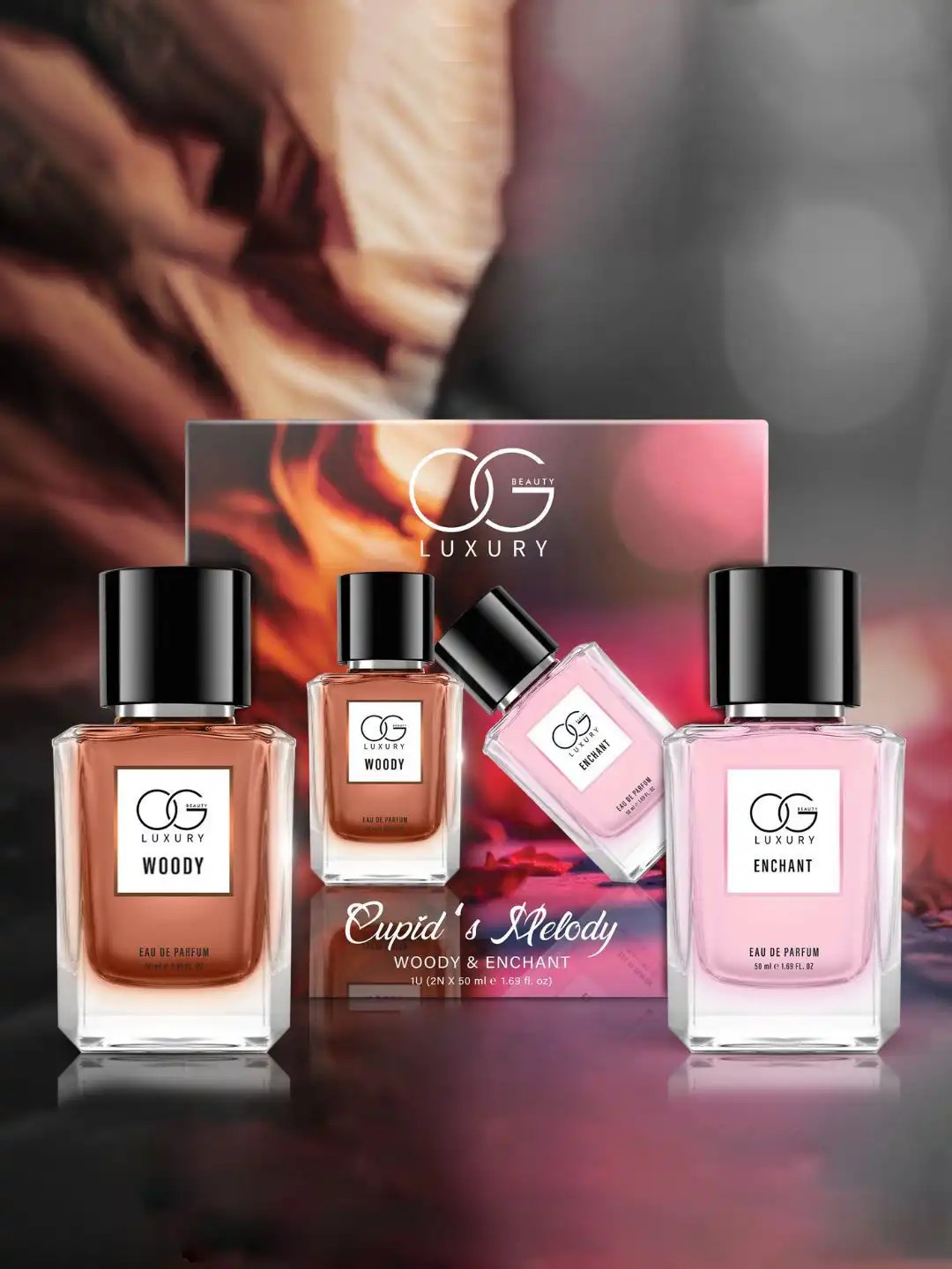 Buy OG BEAUTY LUXURY Set Of 2 Woody & Enchant Long Lasting Eau De