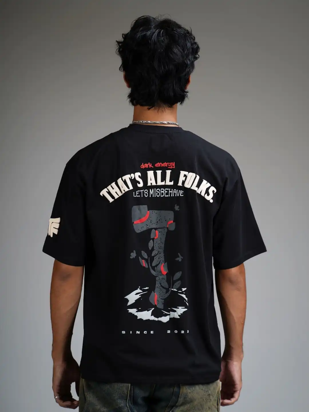 Buy WHAT THE FLEX Unisex Typography Printed Round Neck Cotton