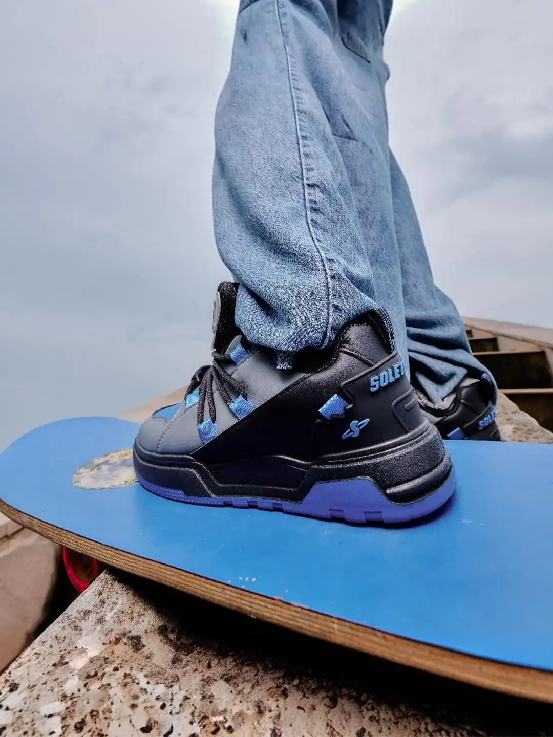 Buy Solethreads Men Hustlers Colourblocked PU Sneakers - Casual Shoes for  Men 31020390 | Myntra