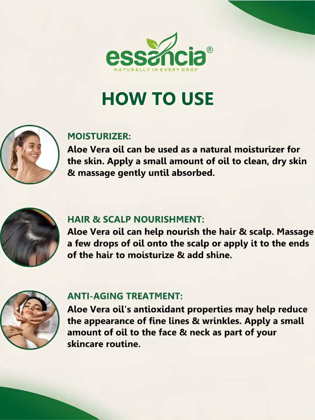 Buy essancia Aloe Vera Carrier Oil For Skin Nourishment & Moisturization 30  ml - Massage Oils for Unisex 30834651 | Myntra