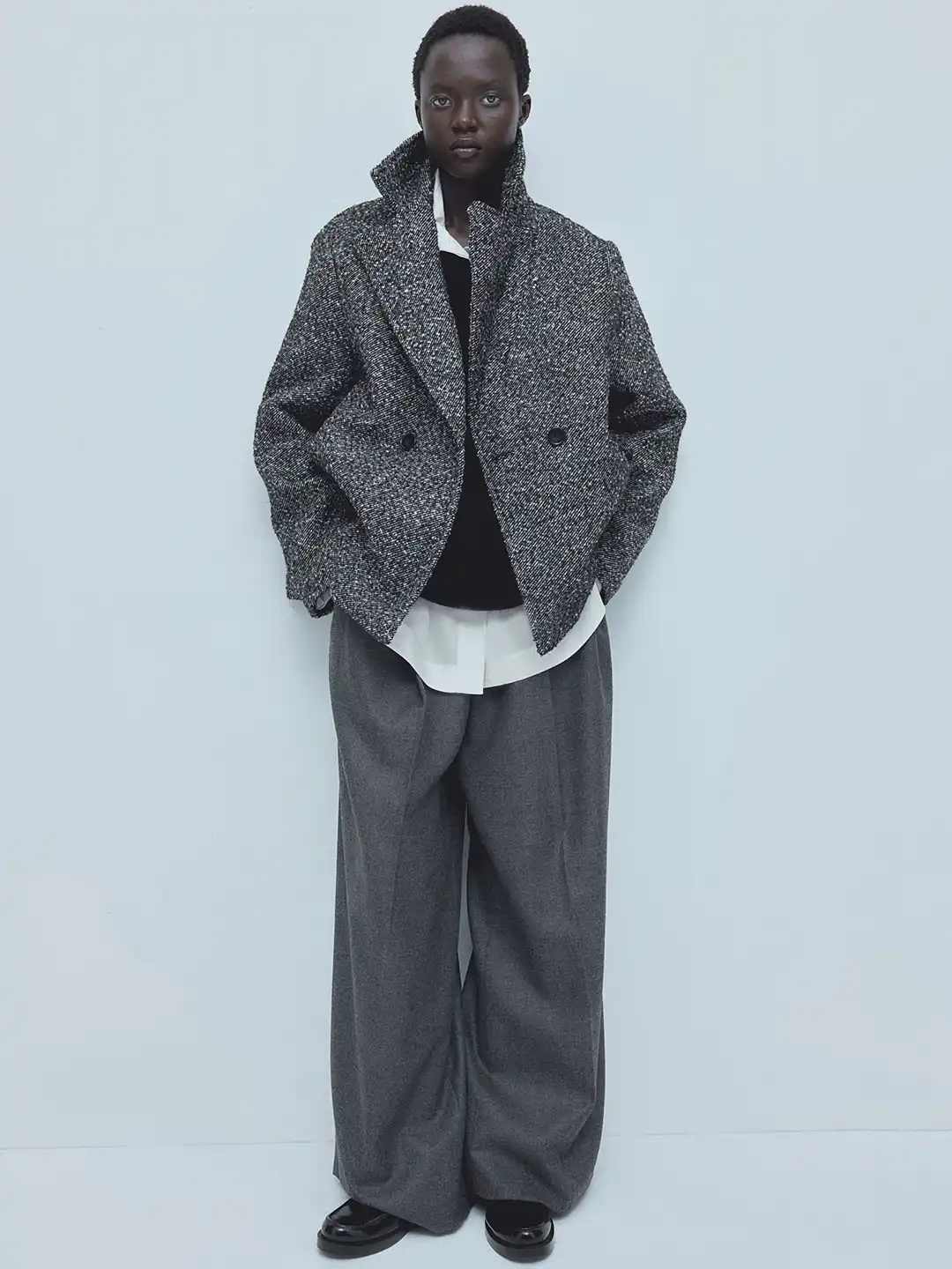 Buy H&M Short Pea Coat - Coats for Women 31132667 | Myntra