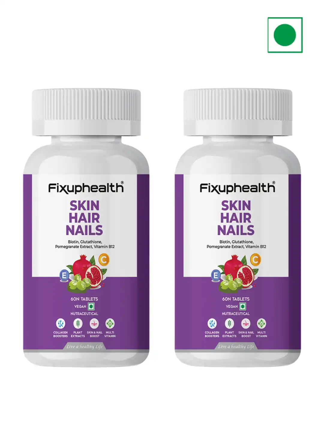 is it ok to take biotin and glutathione together Buy Fixuphealth Set Of 2 Skin Hair Nail Vitamin B12 - 60 Tablets Each - Skin Supplements for Unisex 30832837 Savannah Georgia Non-Surgical Treatments Whitening Face Cream Size:300mcg