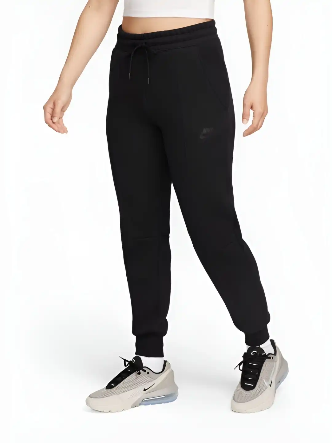 Nike Tech Fleece Nike Jogging Suits For Women Nike Sportswear Tech Fleece Jogger Pants Women Neutral Olive/black  FB8330-276 BIKE24