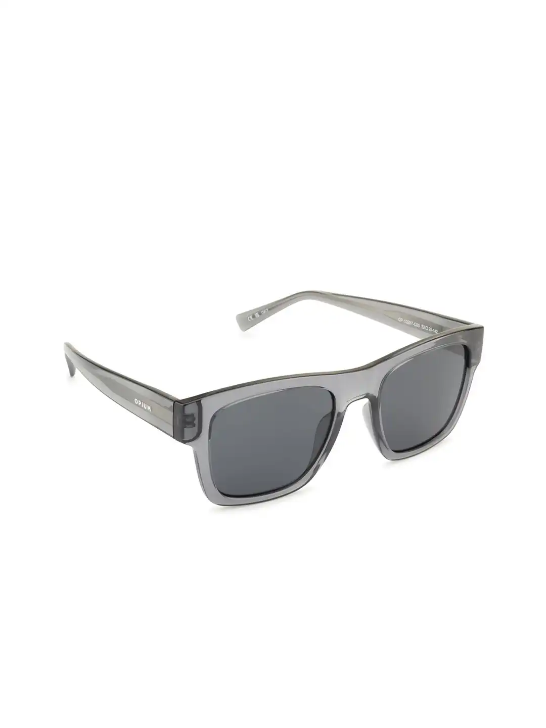 Buy OPIUM Men Grey Wayfarer UV Protected Lens Plastic Sunglasses