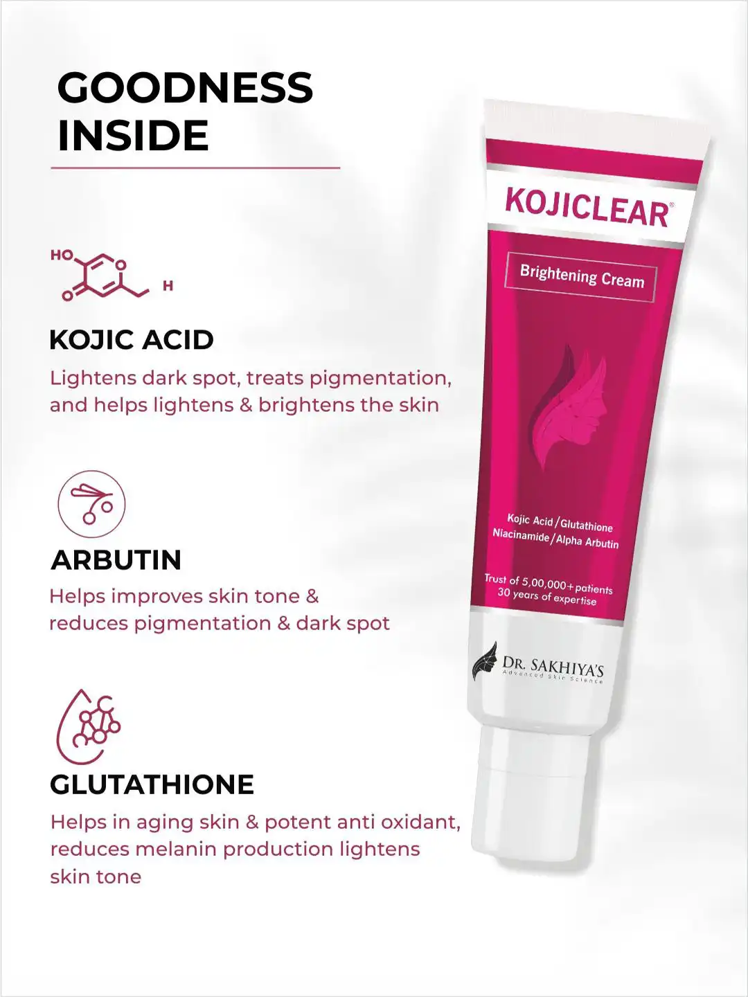 Buy DR. SAKHIYA'S Koji Clear Cream With Kojic Acid & Glutathione- 20 g - Night Cream for Unisex 33595115 | Myntra Buy DR. SAKHIYA'S Koji Clear Cream With Kojic Acid & Glutathione- 20 g - Night Cream for Unisex 33595115 | Myntra