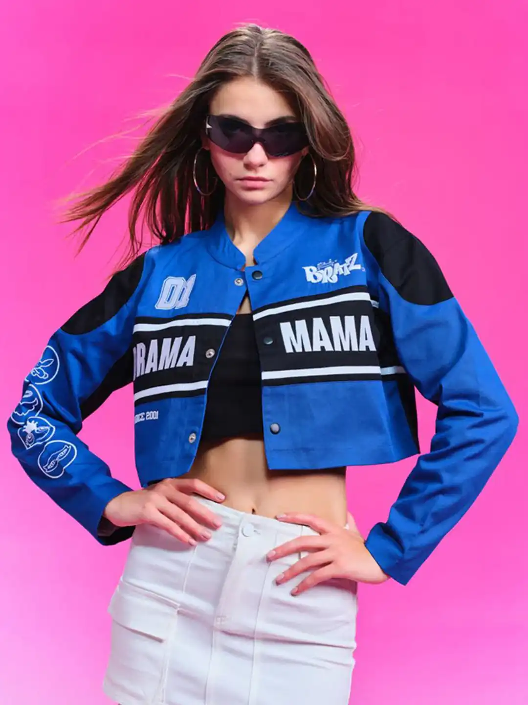 ジャケット・アウター Saki_mama Buy Bonkers Corner Women No.1 Drama Mama Typography Printed Pure