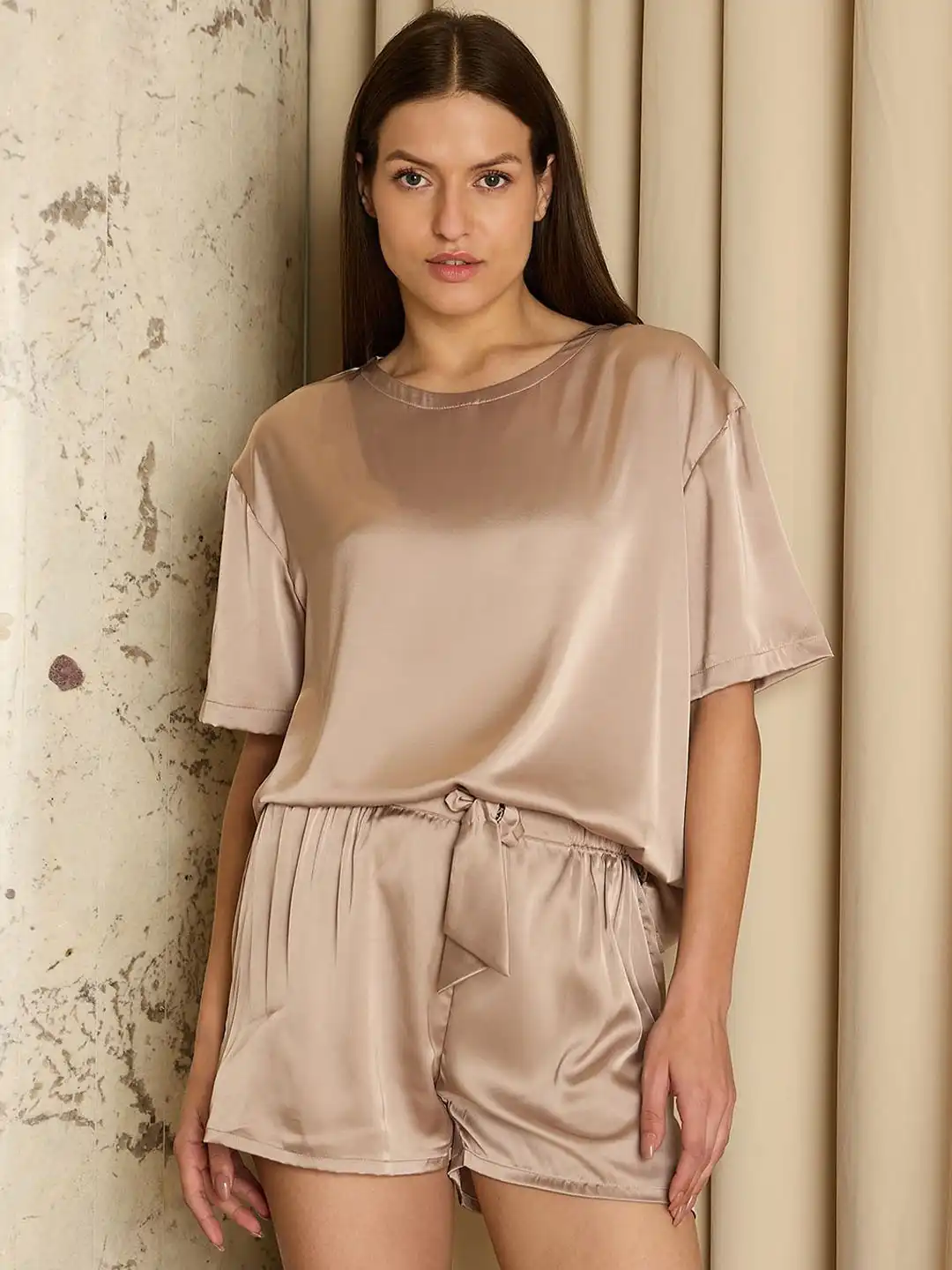 night dress shorts set Women's Pajama Shorts Sets: Comfortable Sleep Shorts
