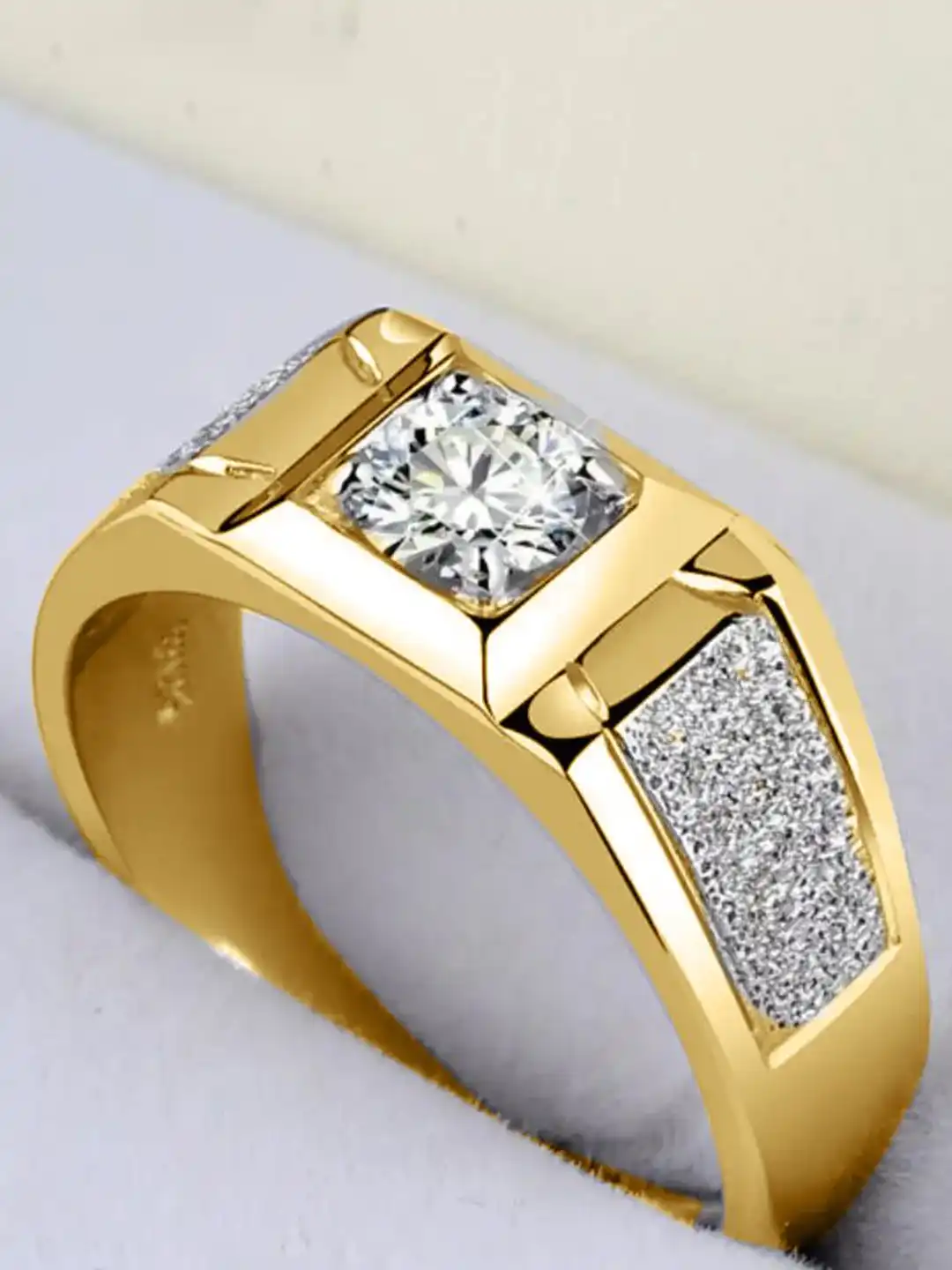 Buy The Roadster Lifestyle Co Men American Diamond-Studded