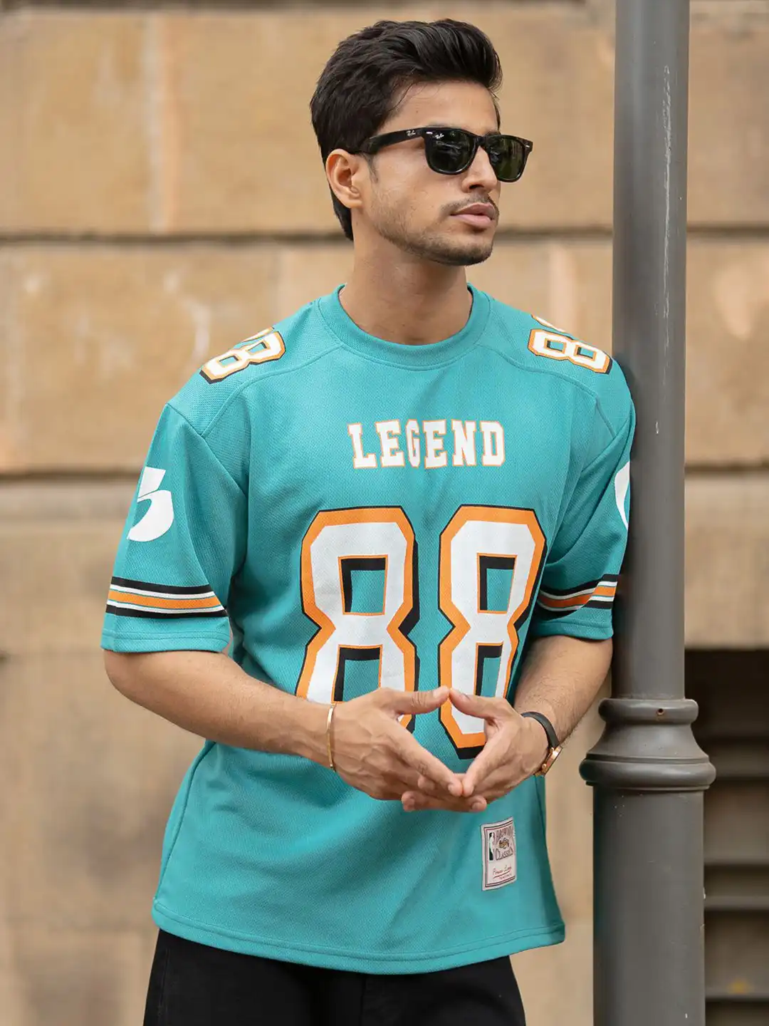 Buy Powerlook Typography Printed Drop-Shoulder Sleeves Jersey T