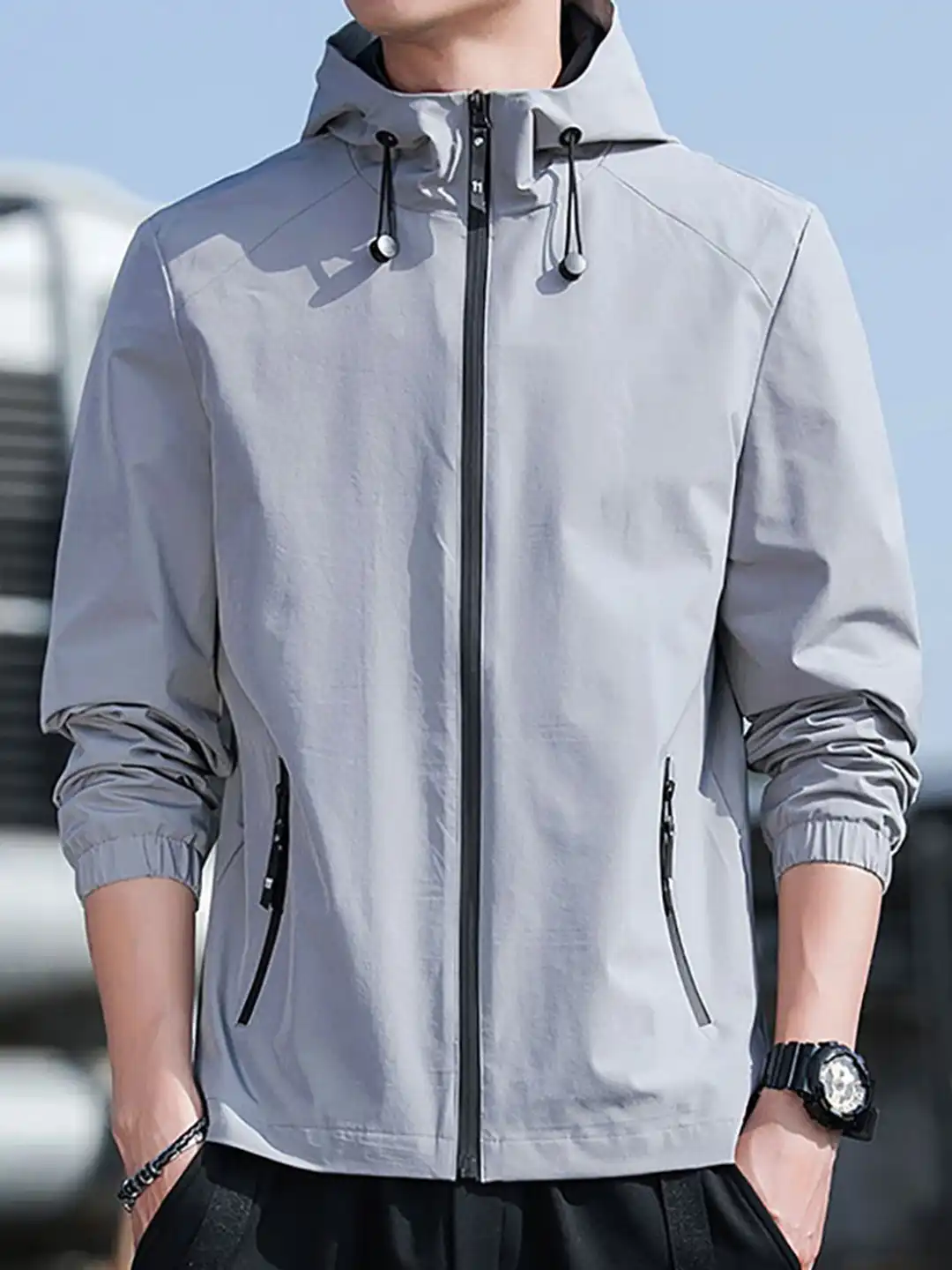 Buy StyleCast x Revolte Men Insulator Outdoor Open Front Jacket