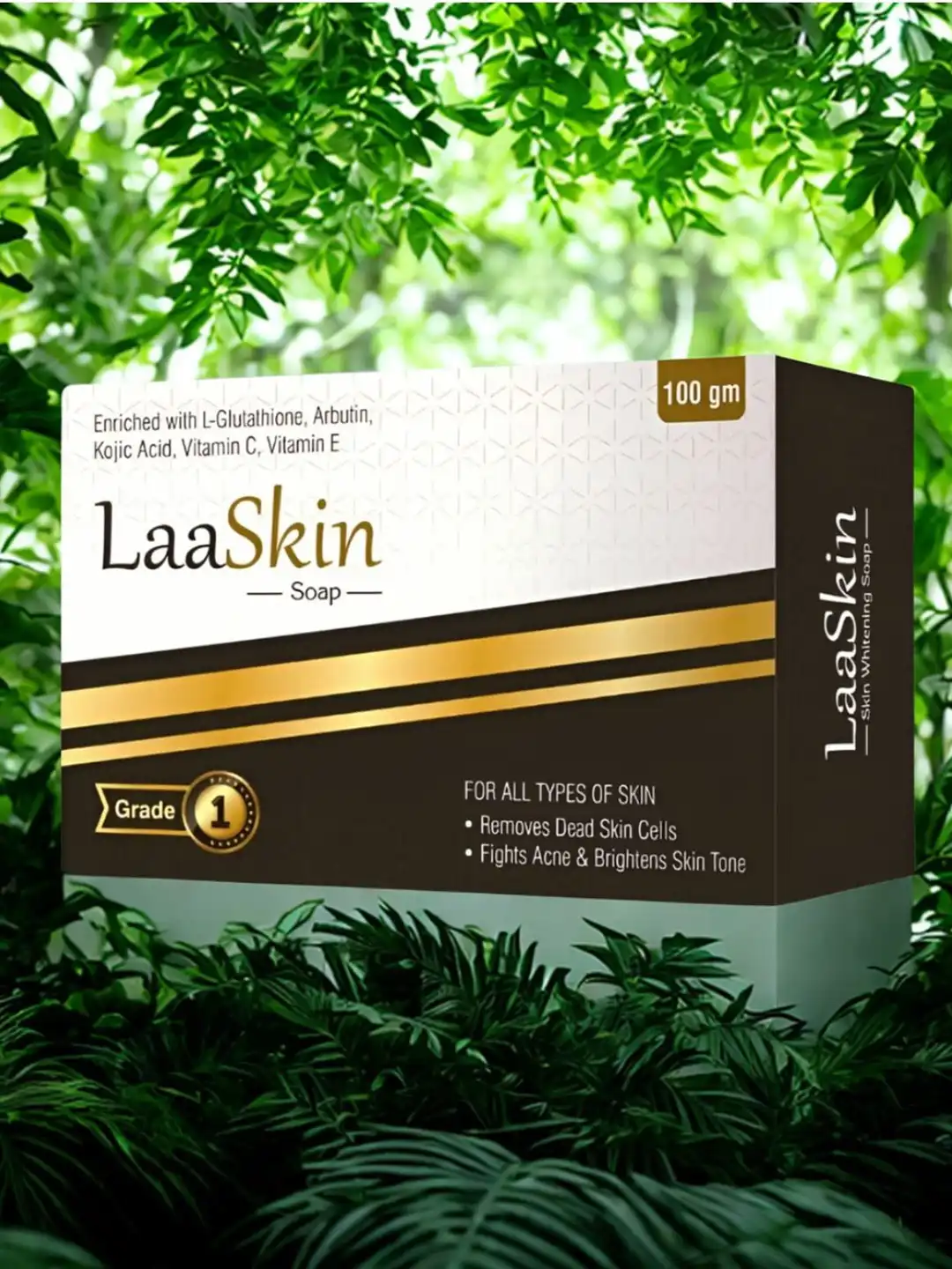 Buy LAASKIN Set Of 7 Soap With Kojic Acid & Glutathione - 100 g Each - Soap for Unisex 33784699