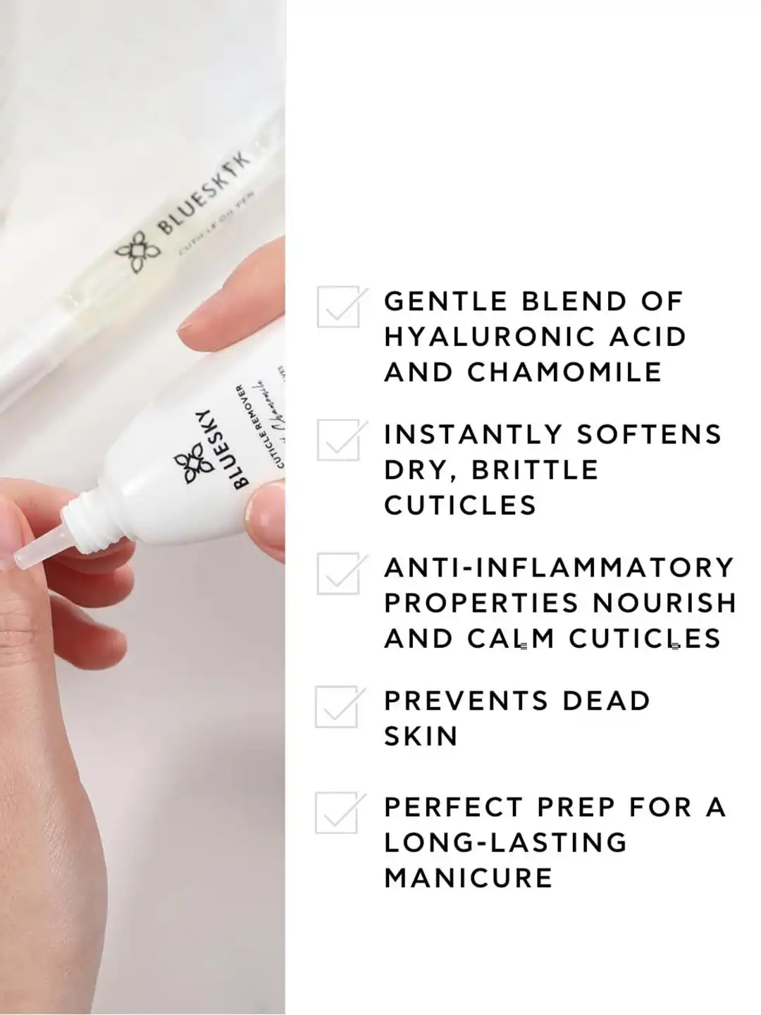 Buy BLUESKY Cuticle Remover With Hyaluronic Acid & Chamomile - 30