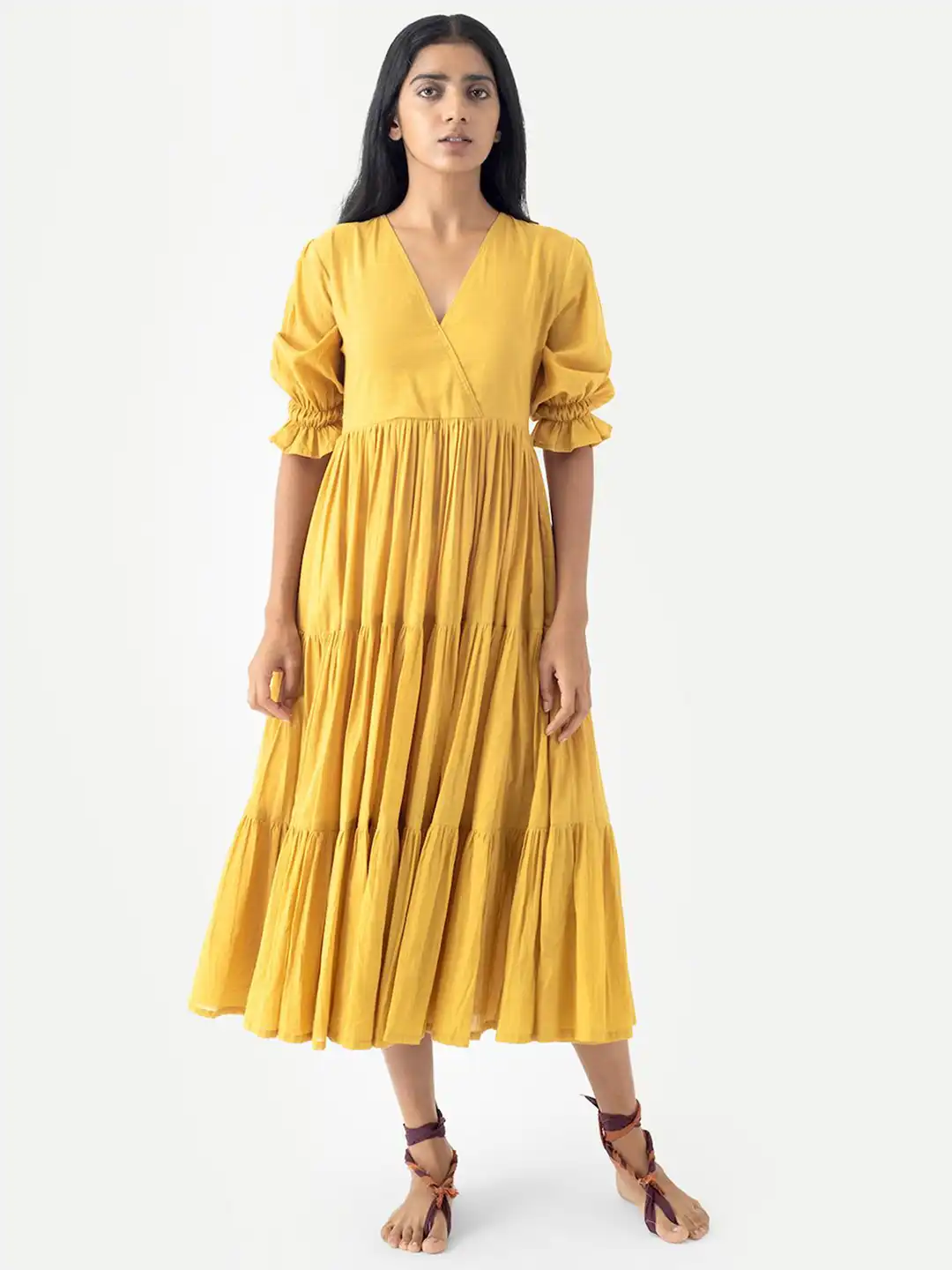 midi didi dress Didi striped knitted asymmetric midi dress in black - Proenza Schouler