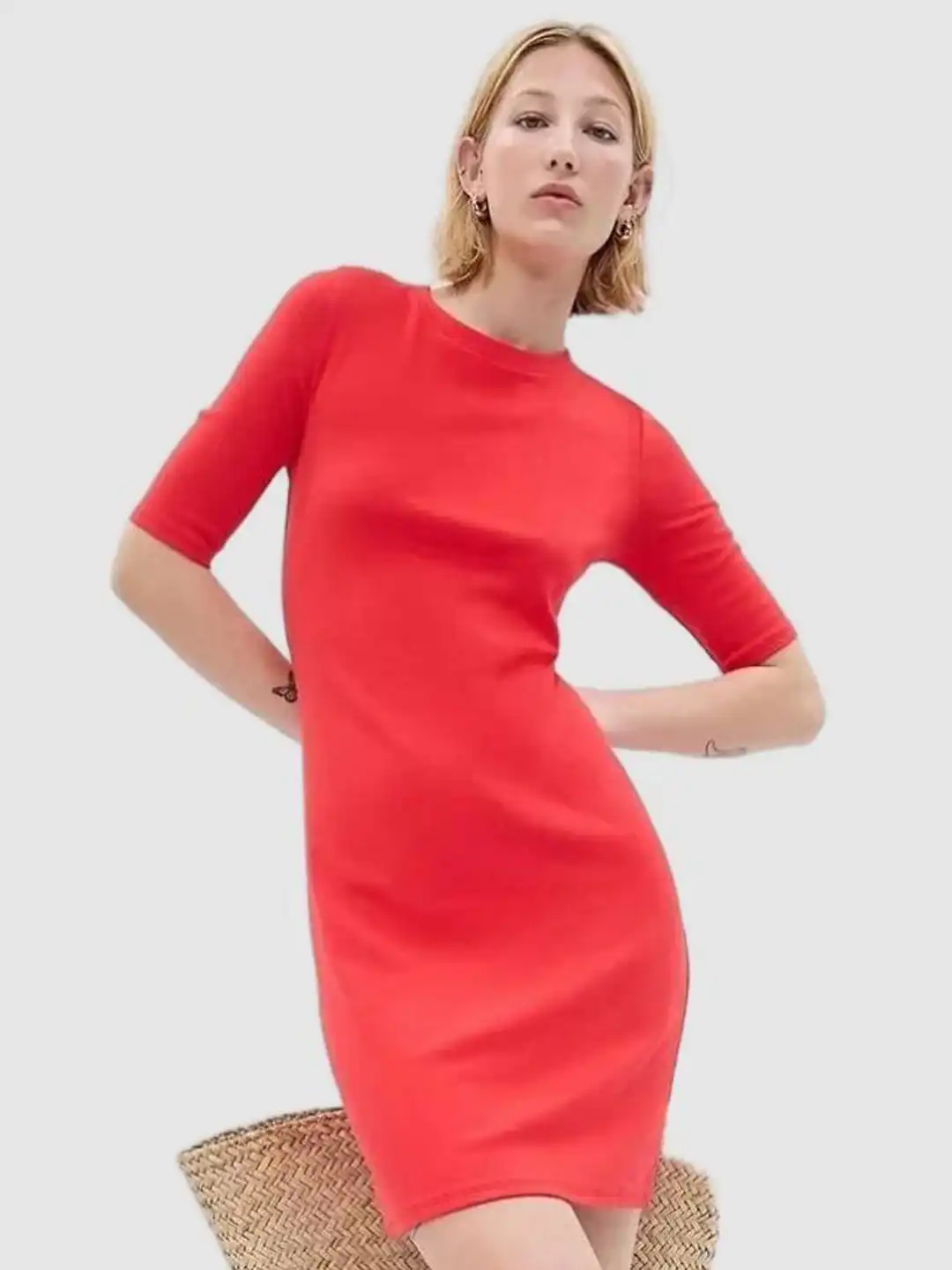 gap red dress women Buy GAP Women Red Fit And Flare Wrap Dress