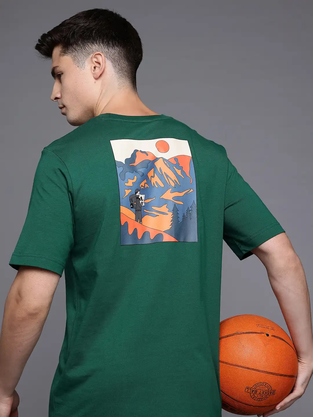 Buy ADIDAS DDL Hike Pure Cotton T-shirt - Tshirts for Men 35840583