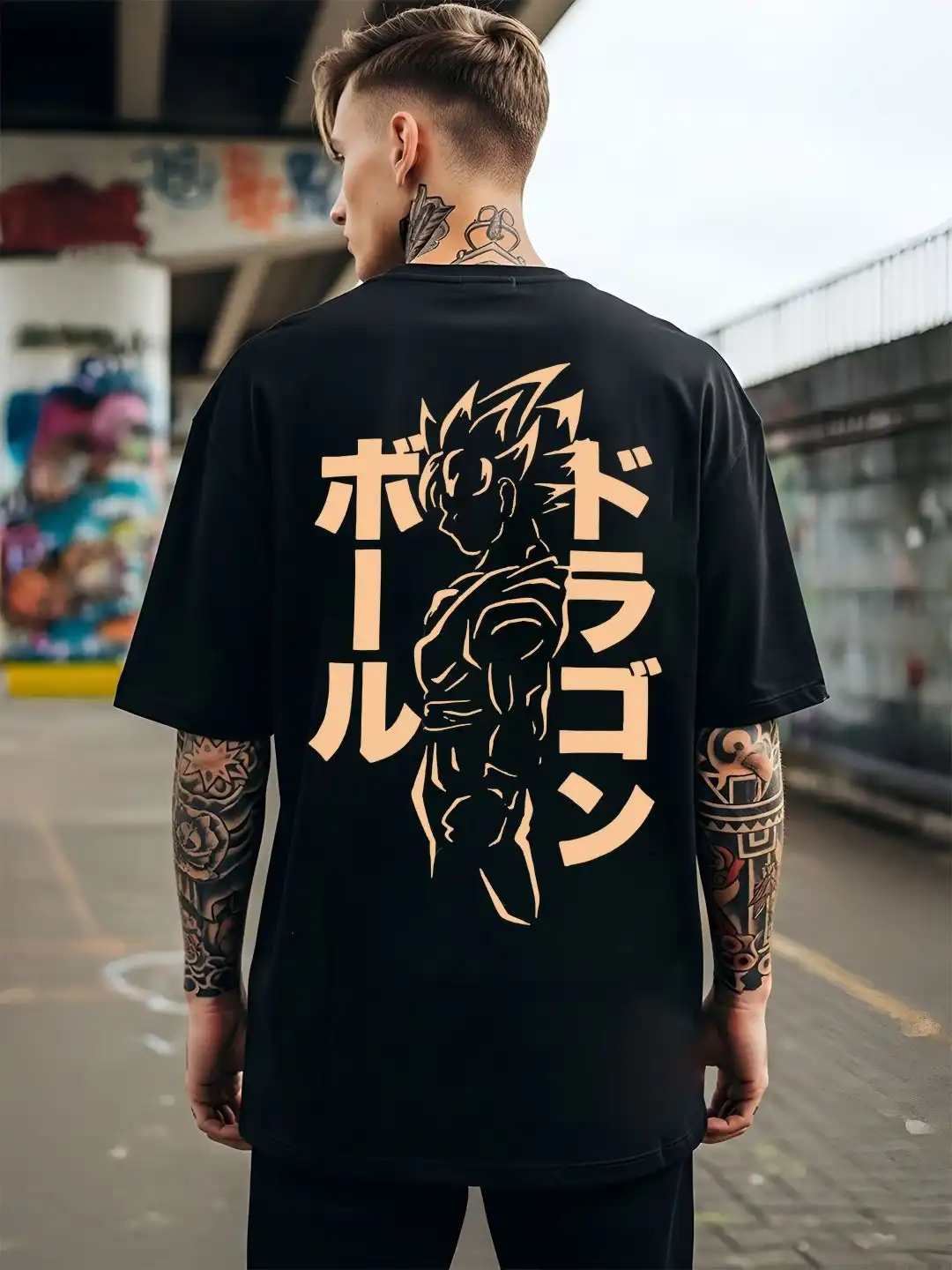 KOWGA TIED UP BB SHIRTS コウガ ベイスボールシャツ Buy ANGERHOOD Goku Graphic Printed Drop-Shoulder Sleeves Oversized