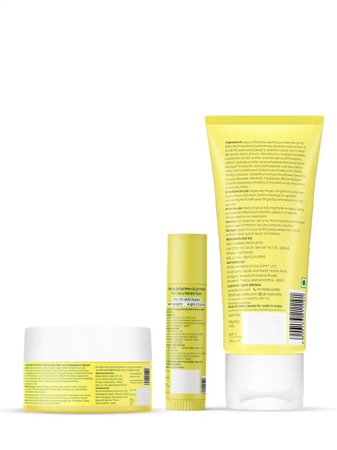 Buy PLIX THE PLANT FIX Set Of 3 Pineapple Moisturizer, Dewy