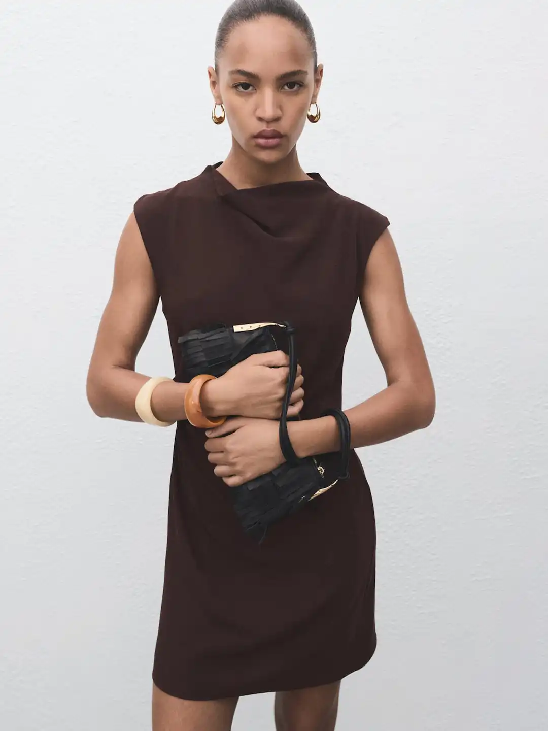 Buy MANGO Cowl Neck Sheath Mini Dress - Dresses for Women 36237480 | Myntra Buy MANGO Cowl Neck Sheath Mini Dress - Dresses for Women 36237480 | Myntra